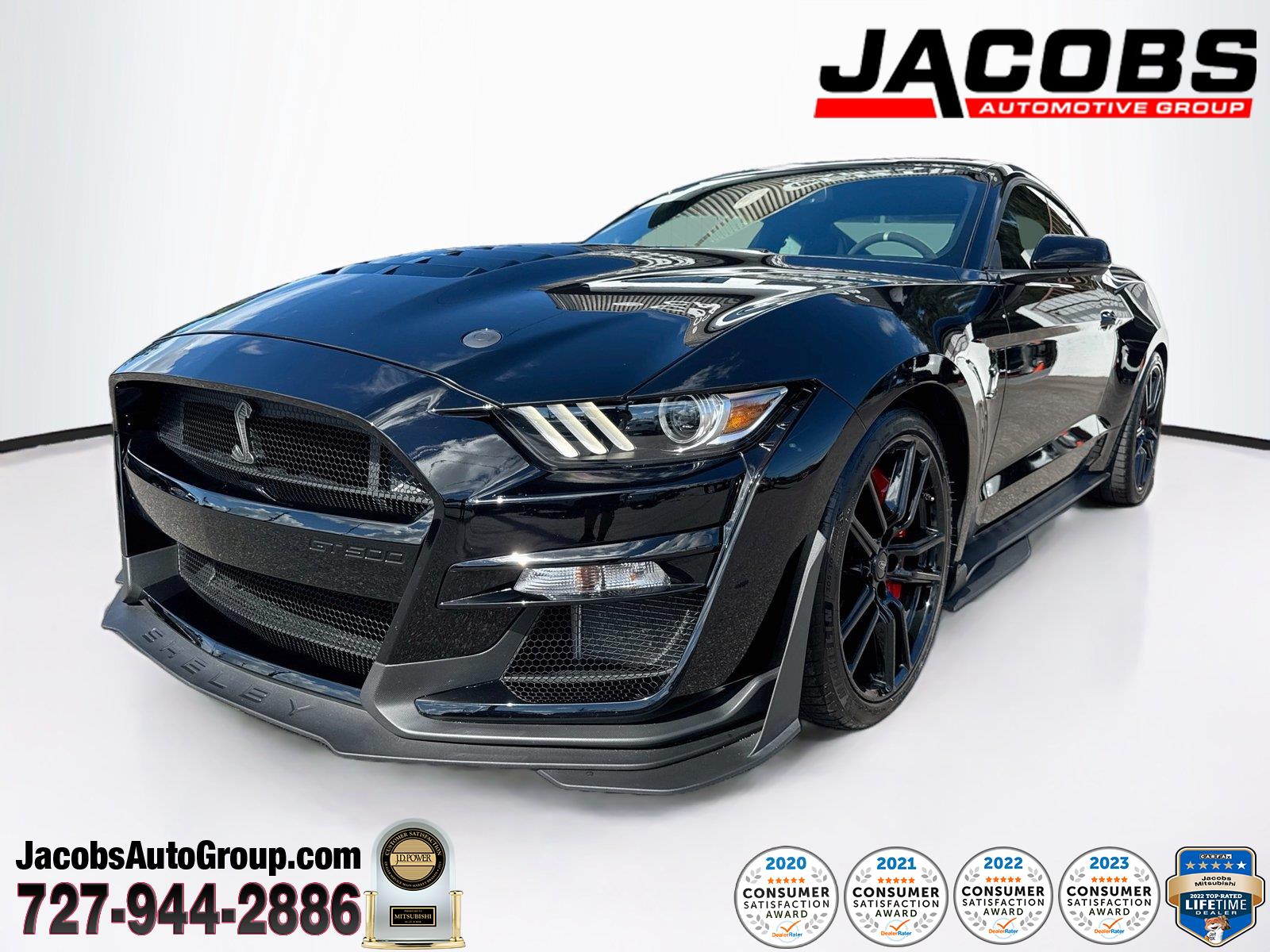 Shadow Black 2020 Ford Mustang Shelby GT500 Coupe Rear-Wheel Drive 7-Speed Dual Clutch