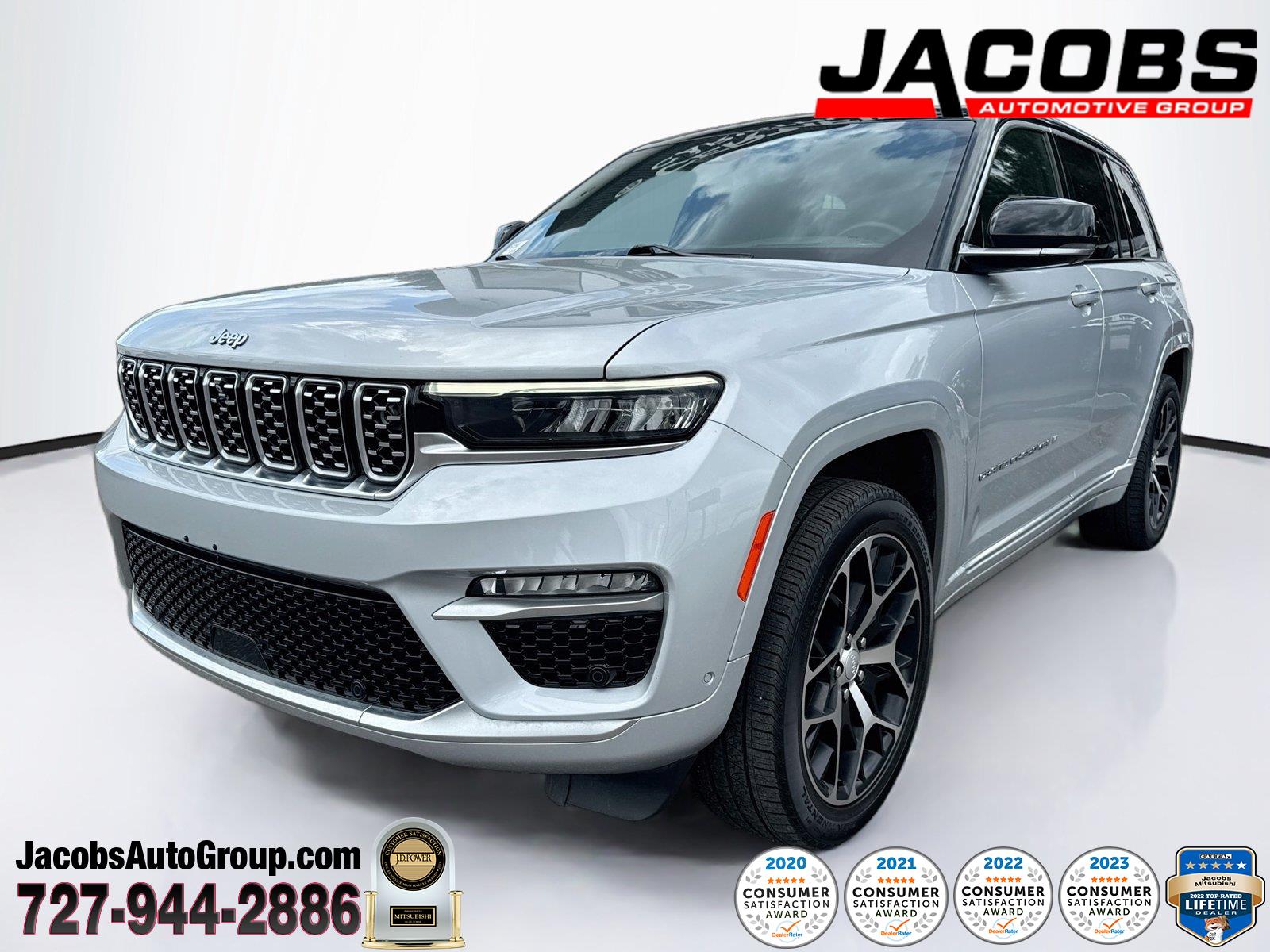 Silver Zynith 2022 Jeep Grand Cherokee SUV / Crossover Four-Wheel Drive 8-Speed Automatic
