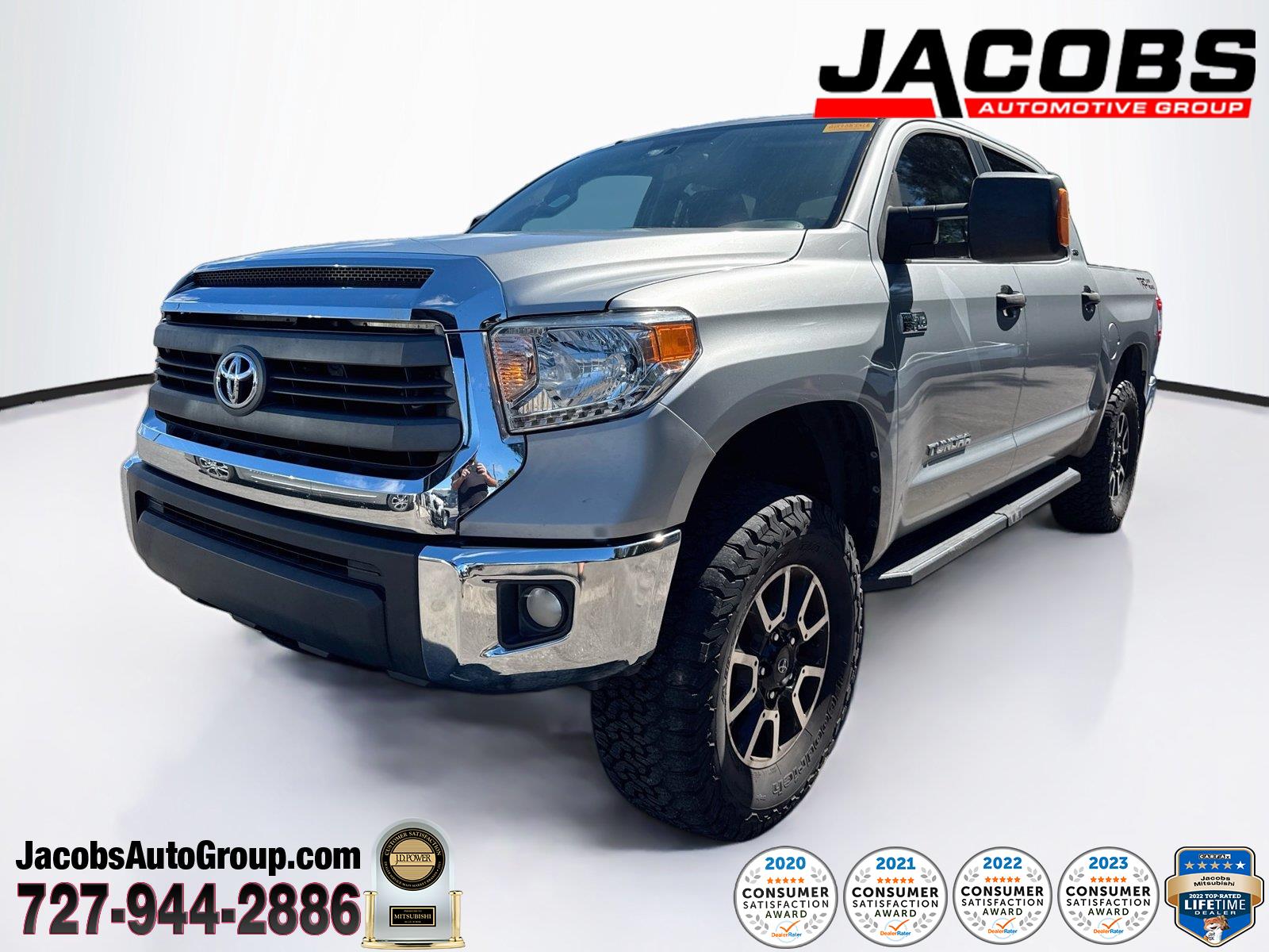 Silver Sky Metallic 2014 Toyota Tundra Pickup Truck 4X2 Automatic