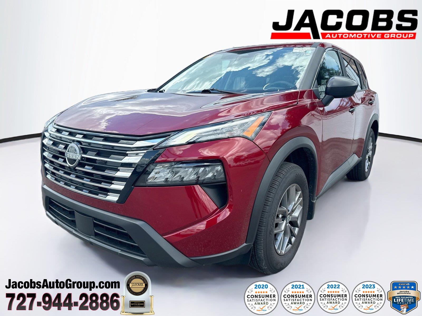 Red (Scarlet Ember Tintcoat) 2025 Nissan Rogue SUV / Crossover Front-Wheel Drive Continuously Variable Transmission