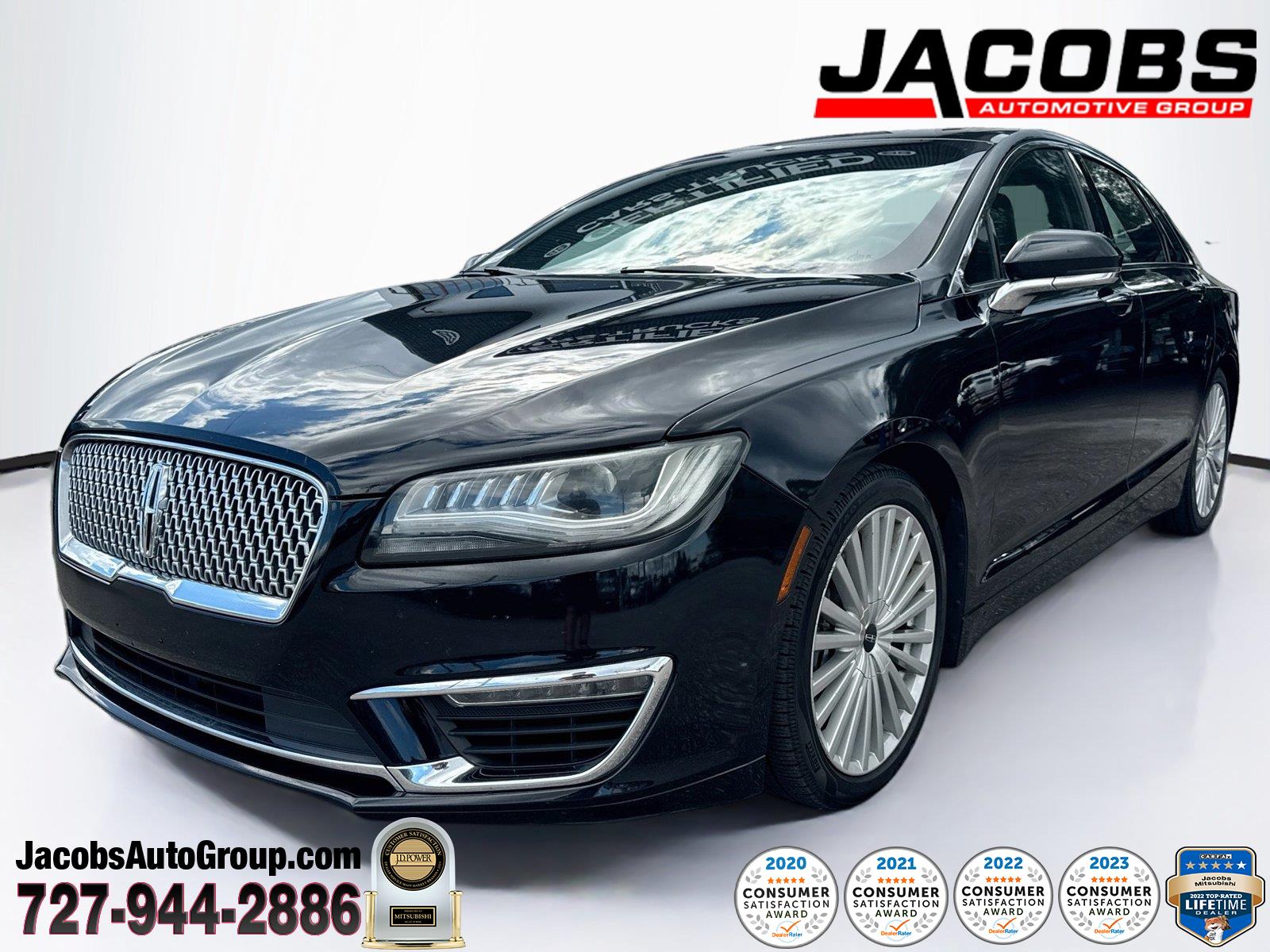 Black Velvet 2017 Lincoln MKZ Sedan All-Wheel Drive 6-Speed Automatic