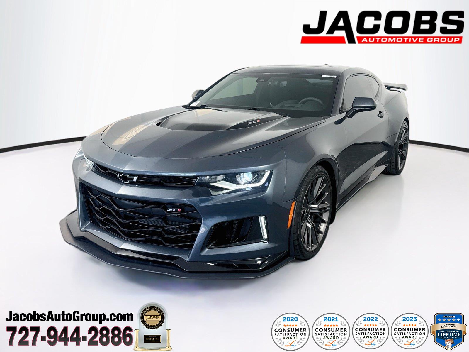 Shadow Gray Metallic 2021 Chevrolet Camaro Coupe Rear-Wheel Drive Automatic