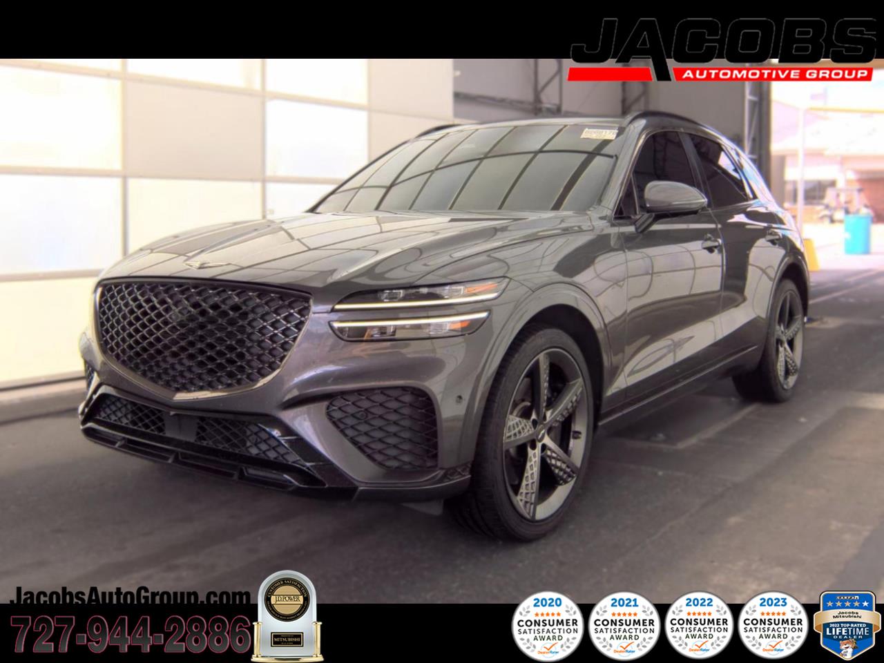 Himalayan Gray 2022 Genesis GV70 SUV / Crossover All-Wheel Drive Automatic