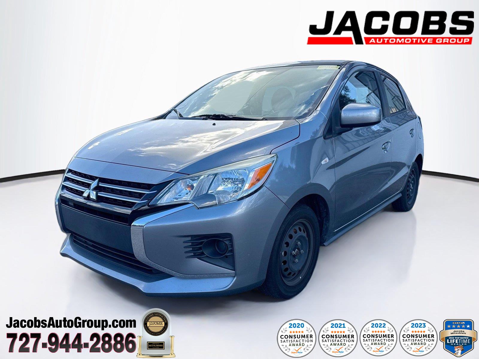 Gray 2022 Mitsubishi Mirage Hatchback