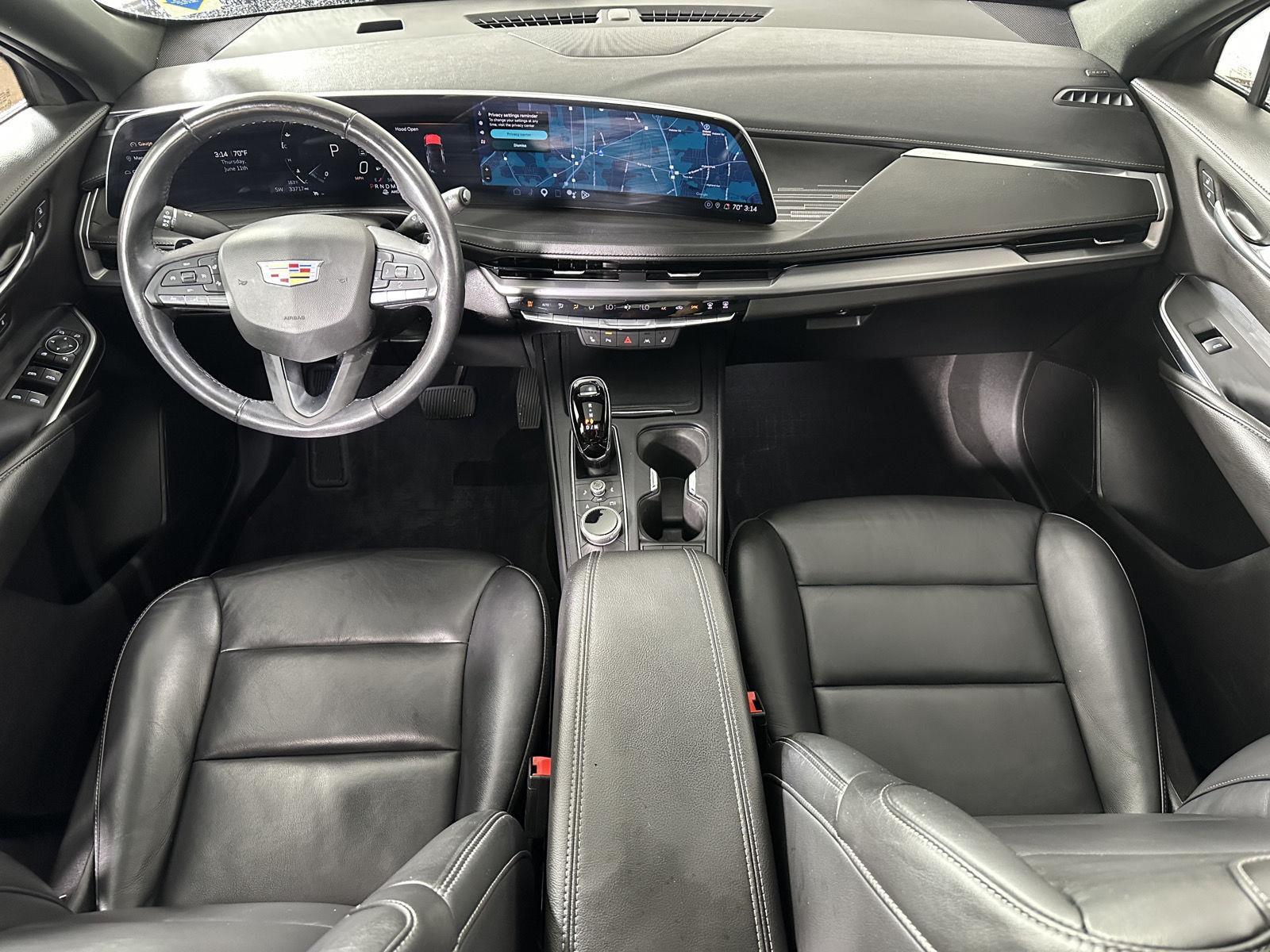 Used 2024 Stellar Black Metallic Cadillac AWD Premium Luxury image 2