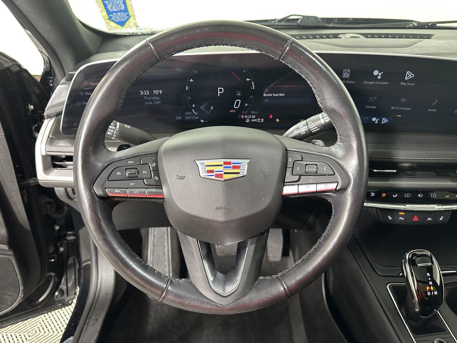 Used 2024 Stellar Black Metallic Cadillac AWD Premium Luxury image 6