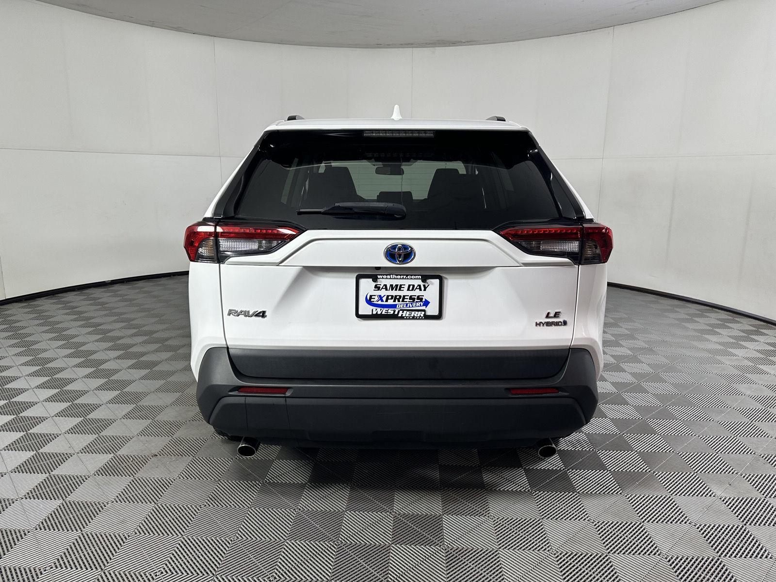 Certified Used 2022 White Toyota Hybrid LE image 5