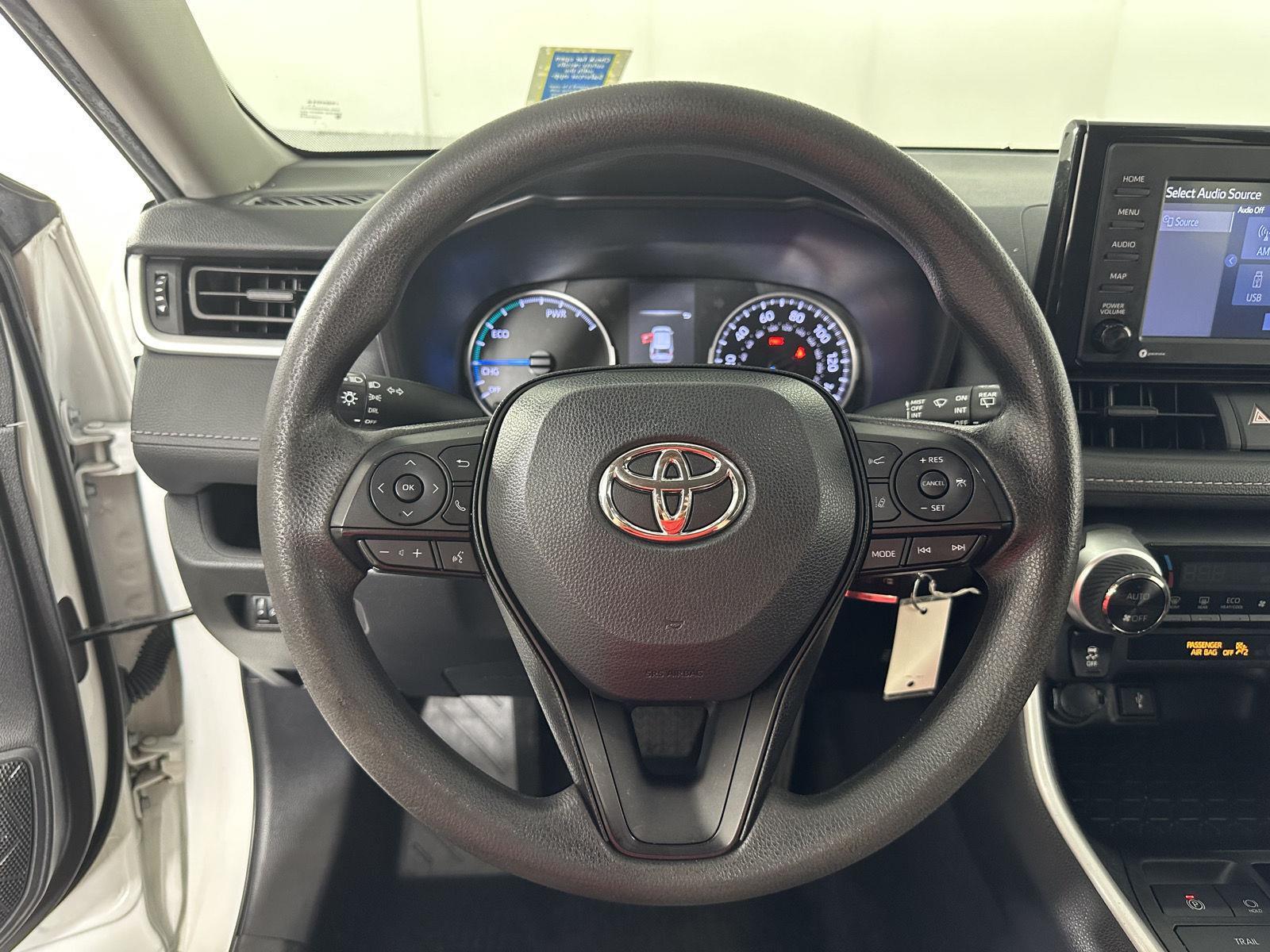 Certified Used 2022 White Toyota Hybrid LE image 12