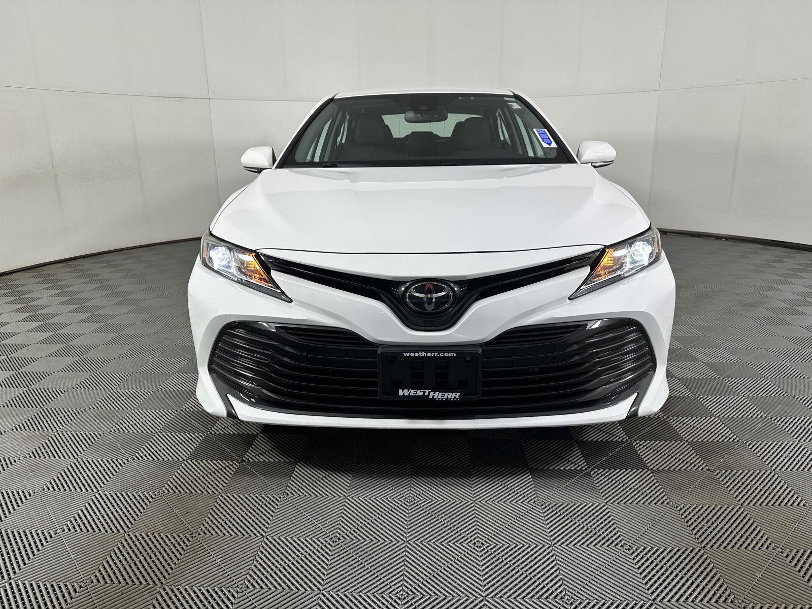 Used 2019 Super White Toyota LE image 8
