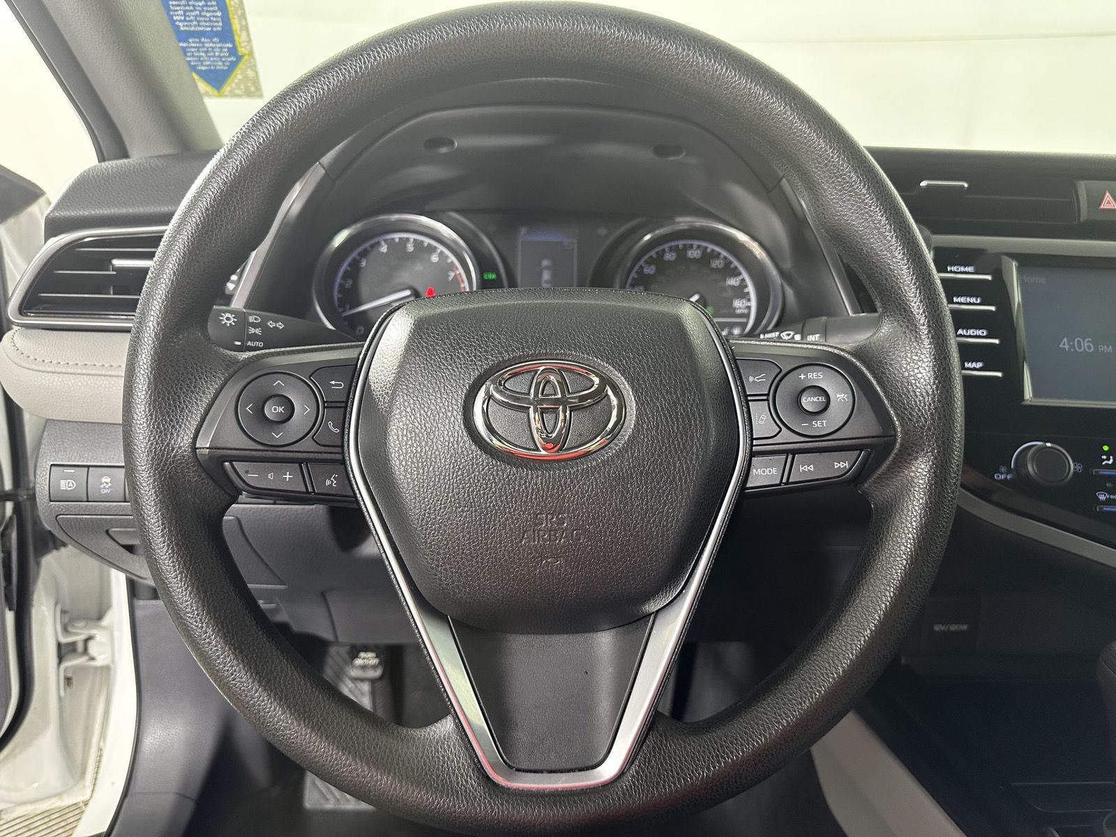 Used 2019 Super White Toyota LE image 7