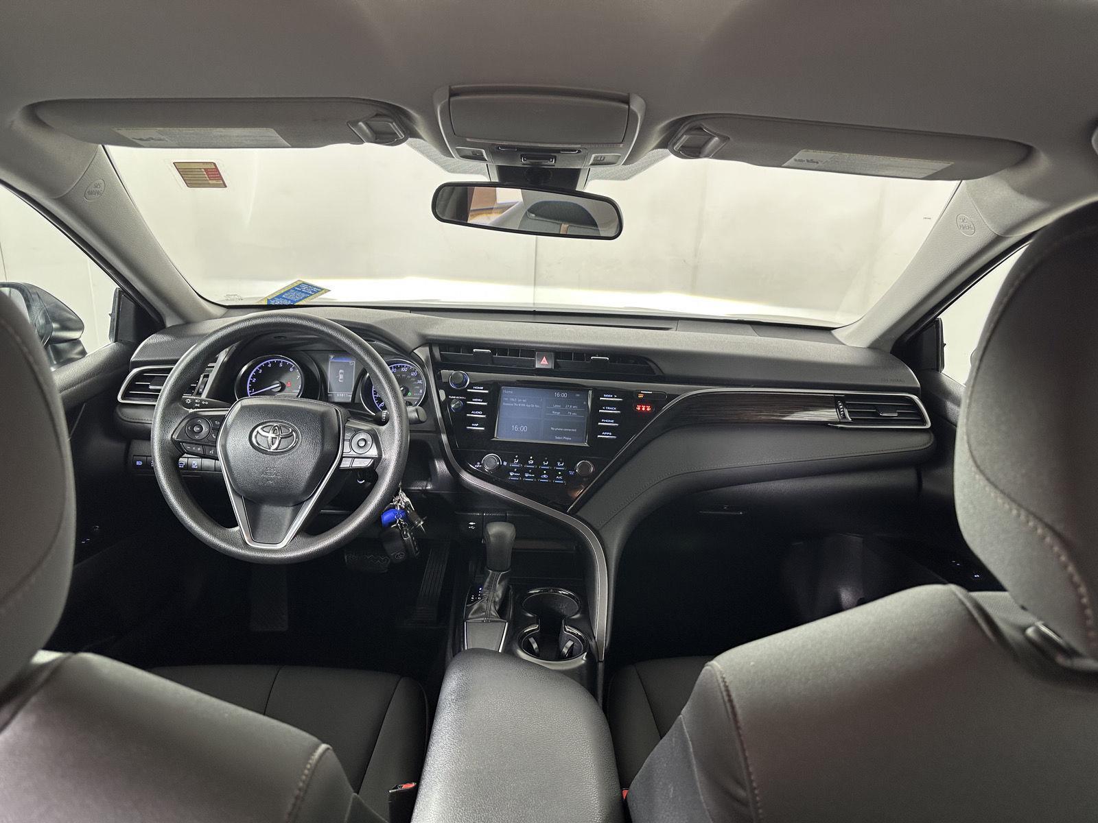 Used 2019 Galactic Aqua Mica Toyota LE image 2