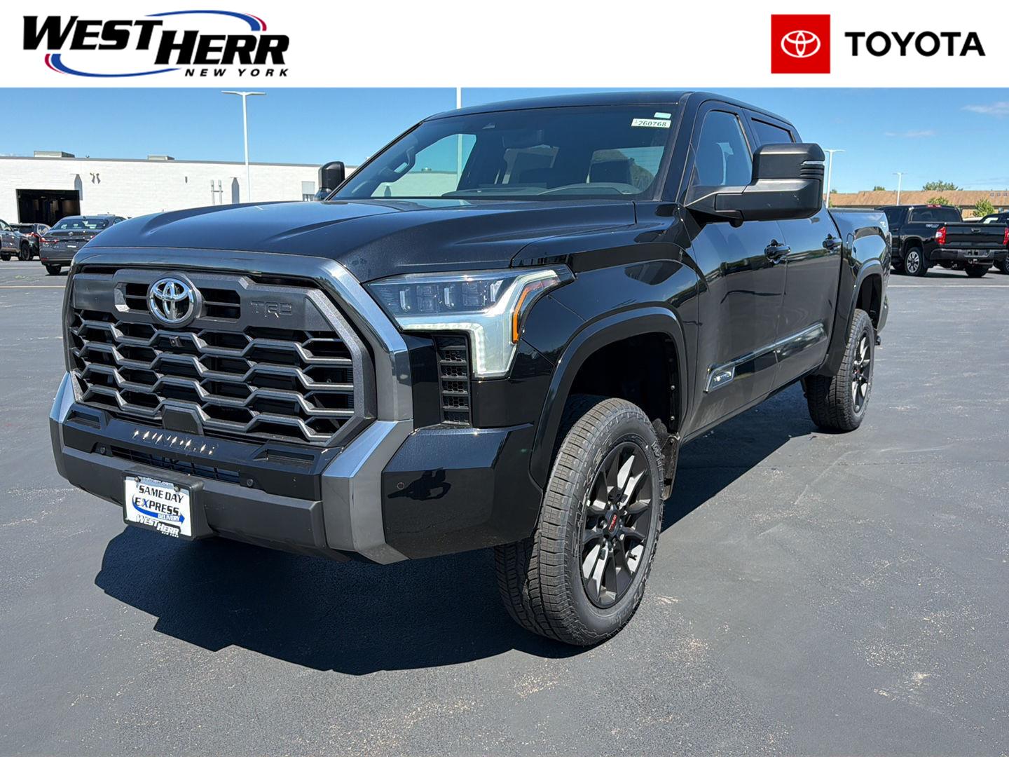 Midnight Black Metallic 2026 Toyota Tundra Pickup Truck Four-Wheel Drive Automatic