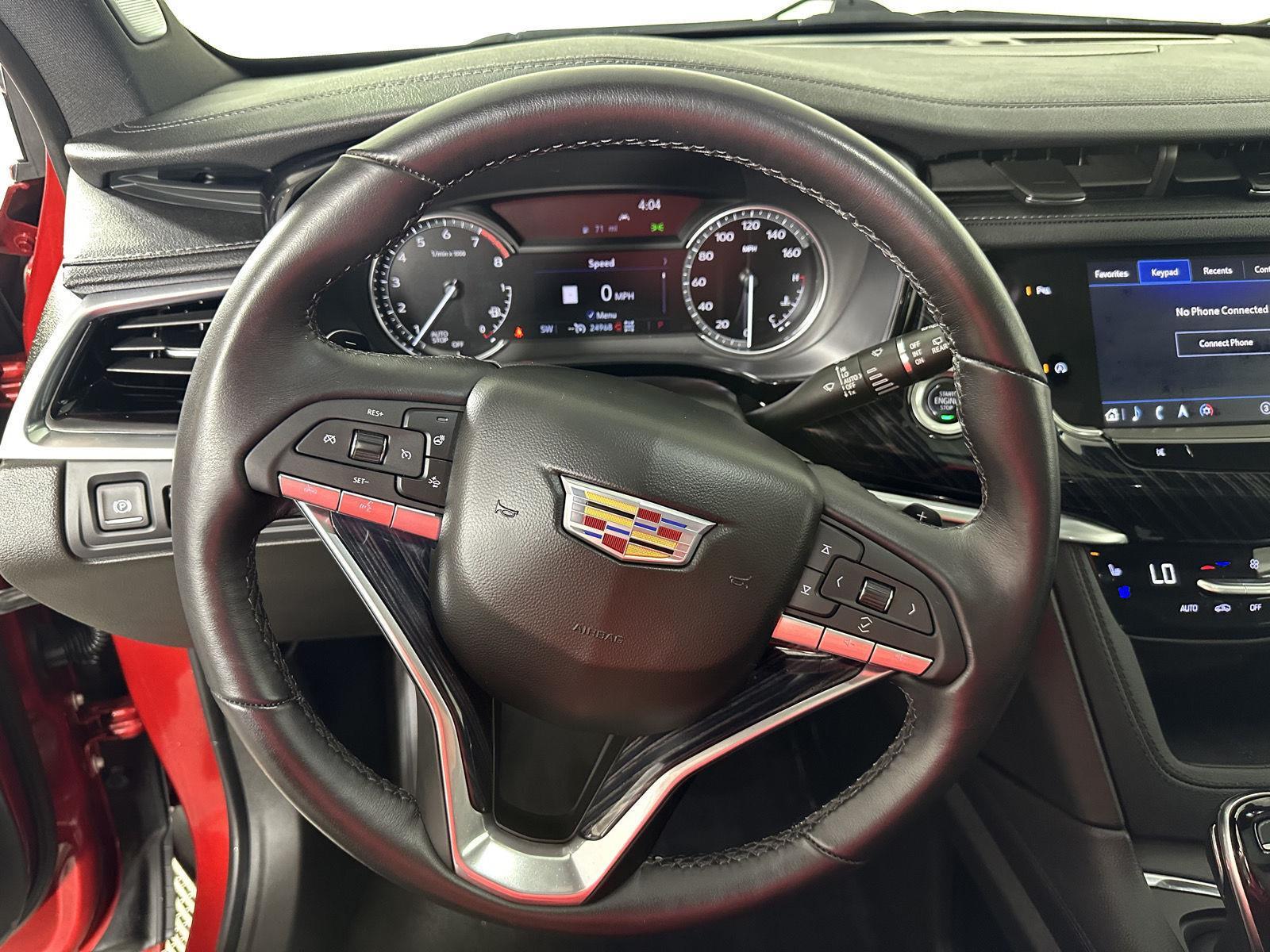 Used 2024 Radiant Red Tintcoat Cadillac AWD Premium Luxury image 2