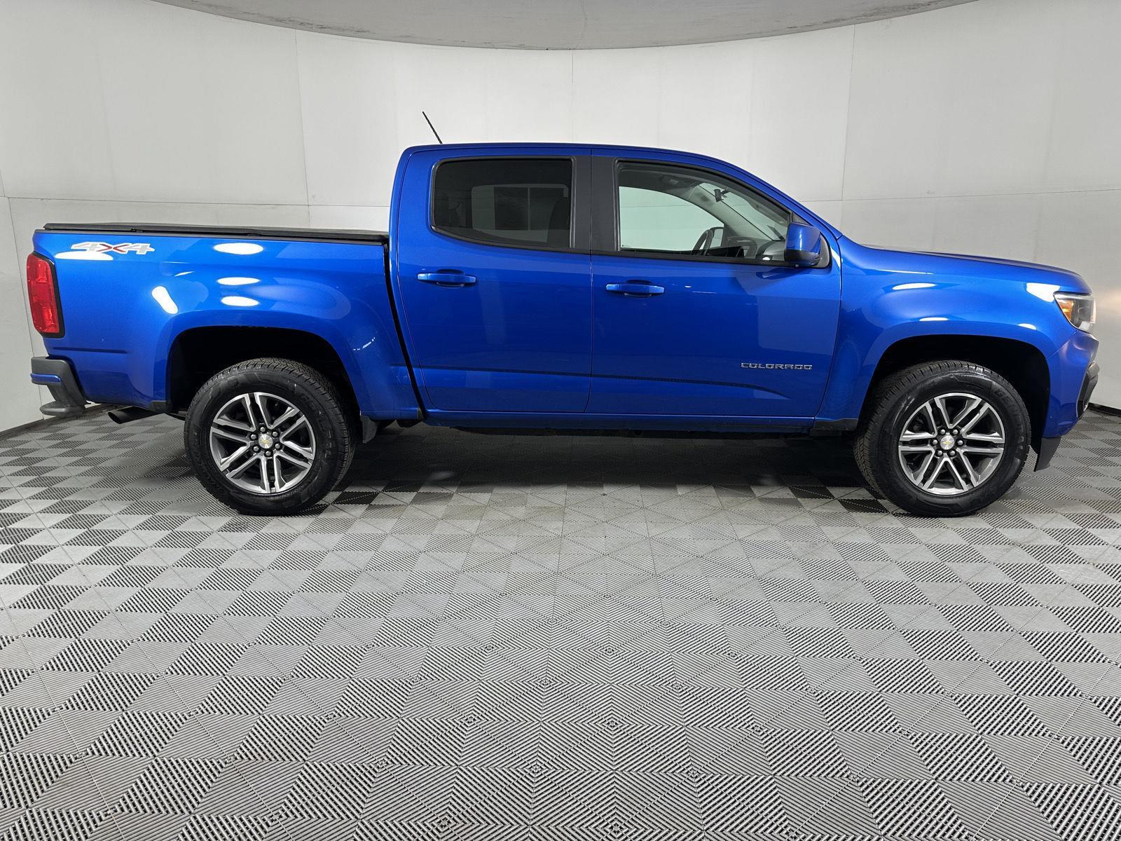 Used 2021 Bright Blue Metallic Chevrolet 4WD Work Truck image 20