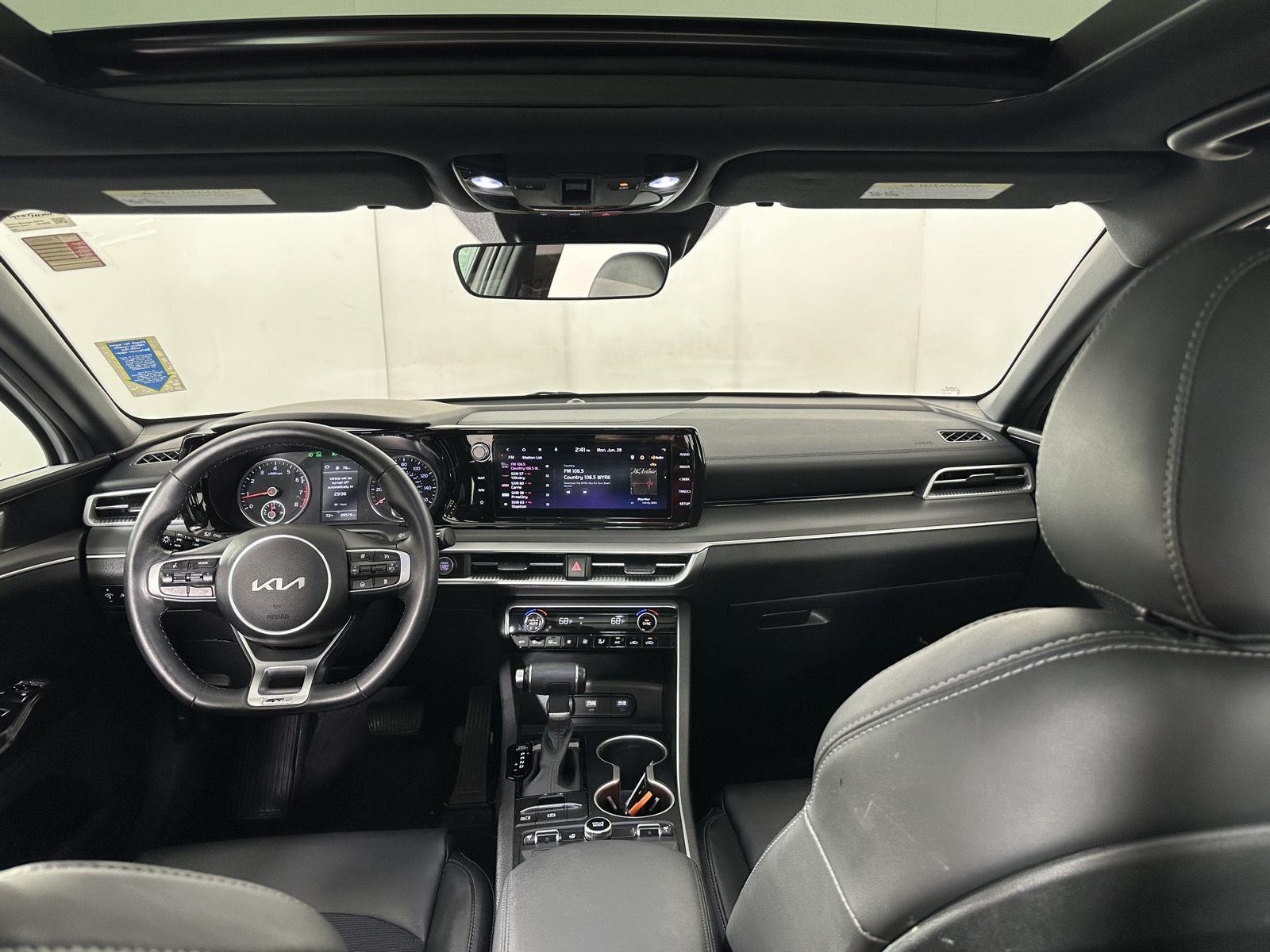 Used 2023 Glacial White Pearl Kia GT-Line image 2