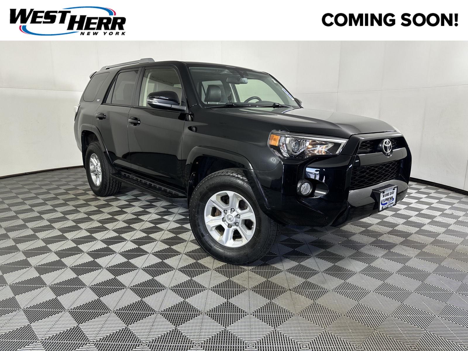 Midnight Black Metallic 2018 Toyota 4Runner SUV / Crossover Four-Wheel Drive Automatic