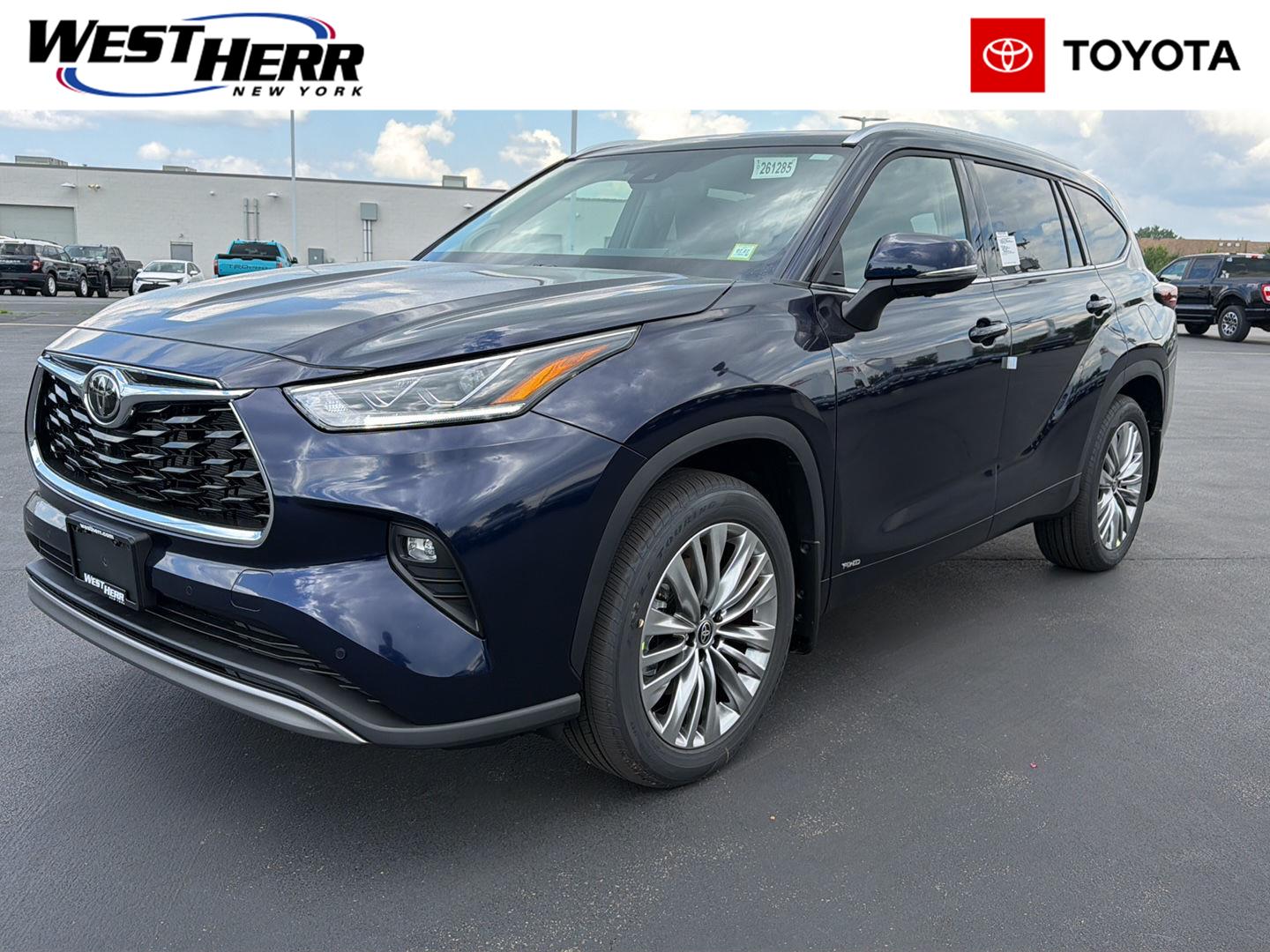Blueprint 2026 Toyota Highlander Hybrid SUV / Crossover All-Wheel Drive Continuously Variable Transmission