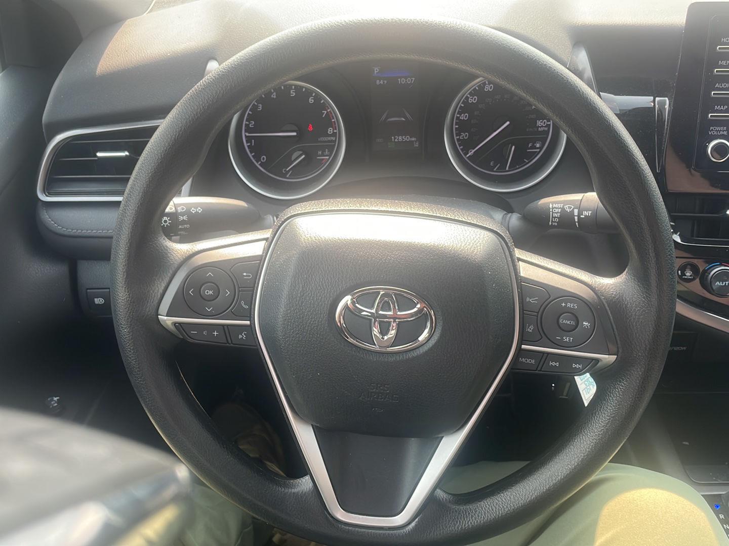 Certified Used 2023 Midnight Black Metallic Toyota LE image 3