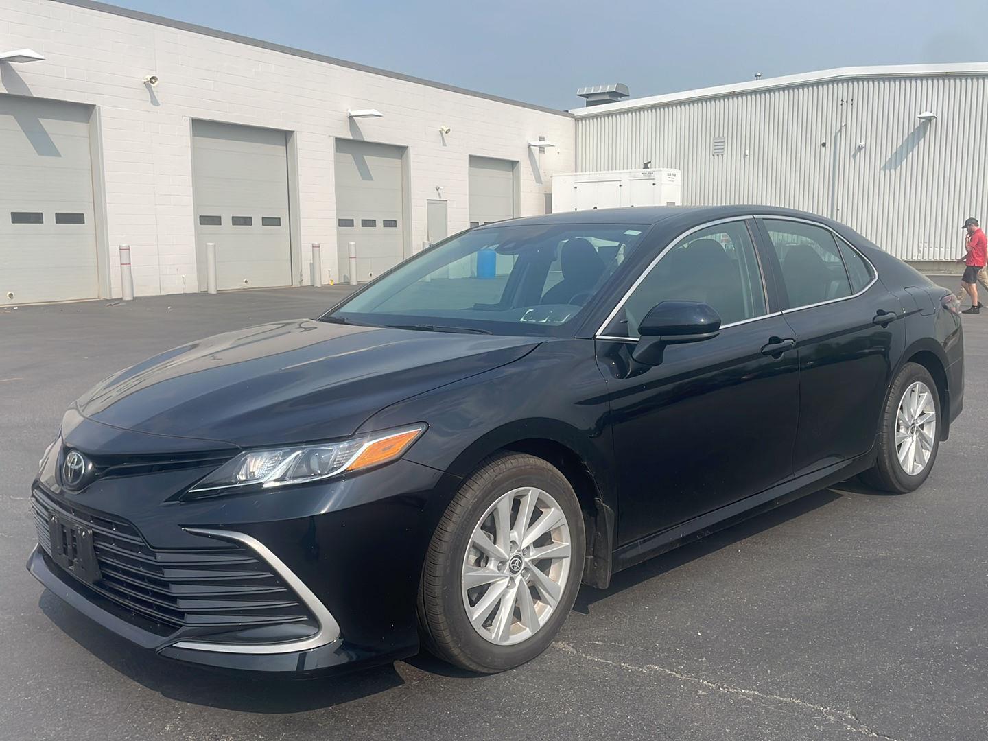 Certified Used 2023 Midnight Black Metallic Toyota LE image 6