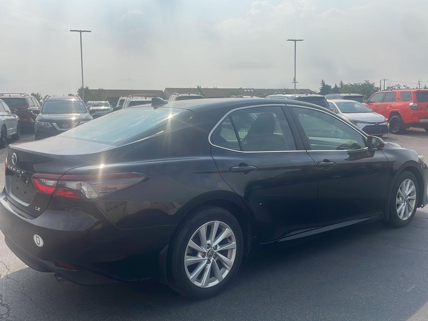 Certified Used 2023 Midnight Black Metallic Toyota LE image 8