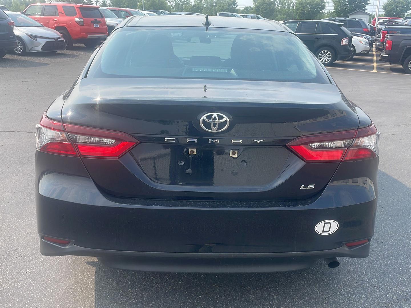 Certified Used 2023 Midnight Black Metallic Toyota LE image 9