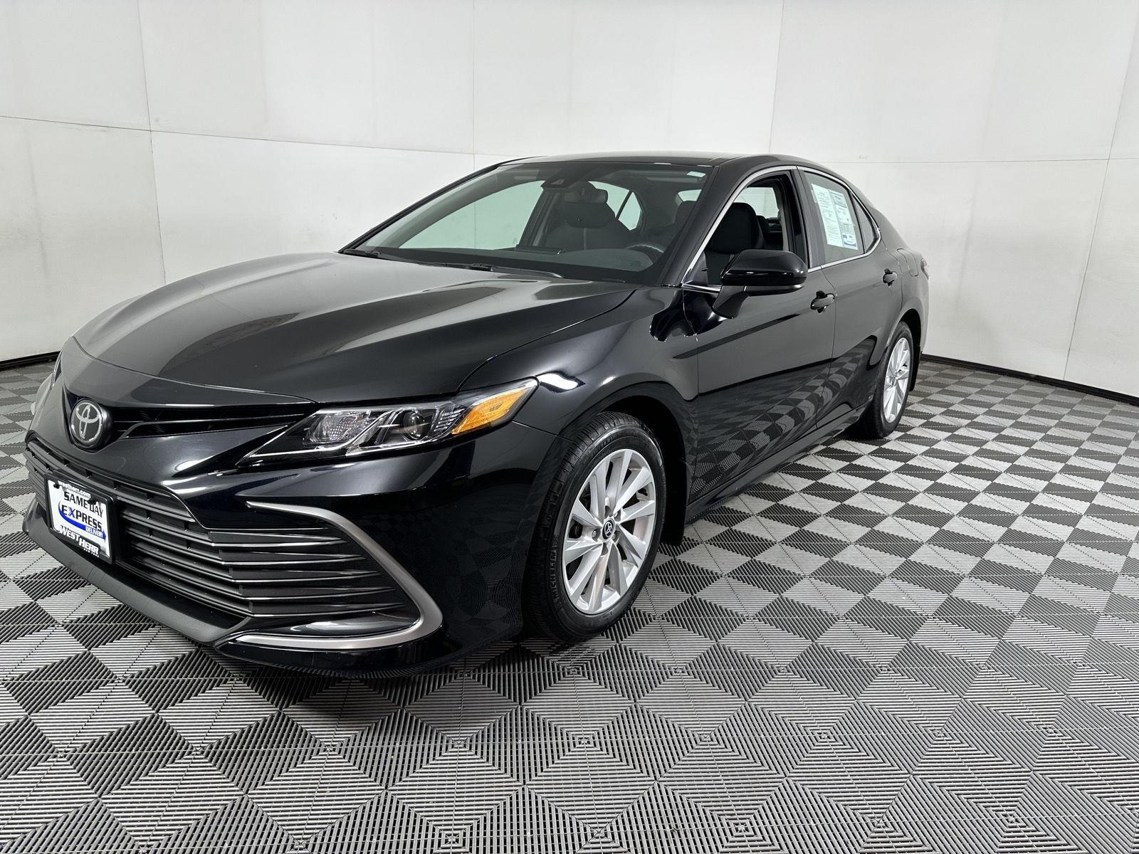 Certified Used 2023 Midnight Black Metallic Toyota LE image 9
