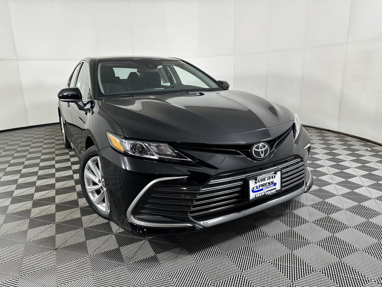 Certified Used 2023 Midnight Black Metallic Toyota LE image 24