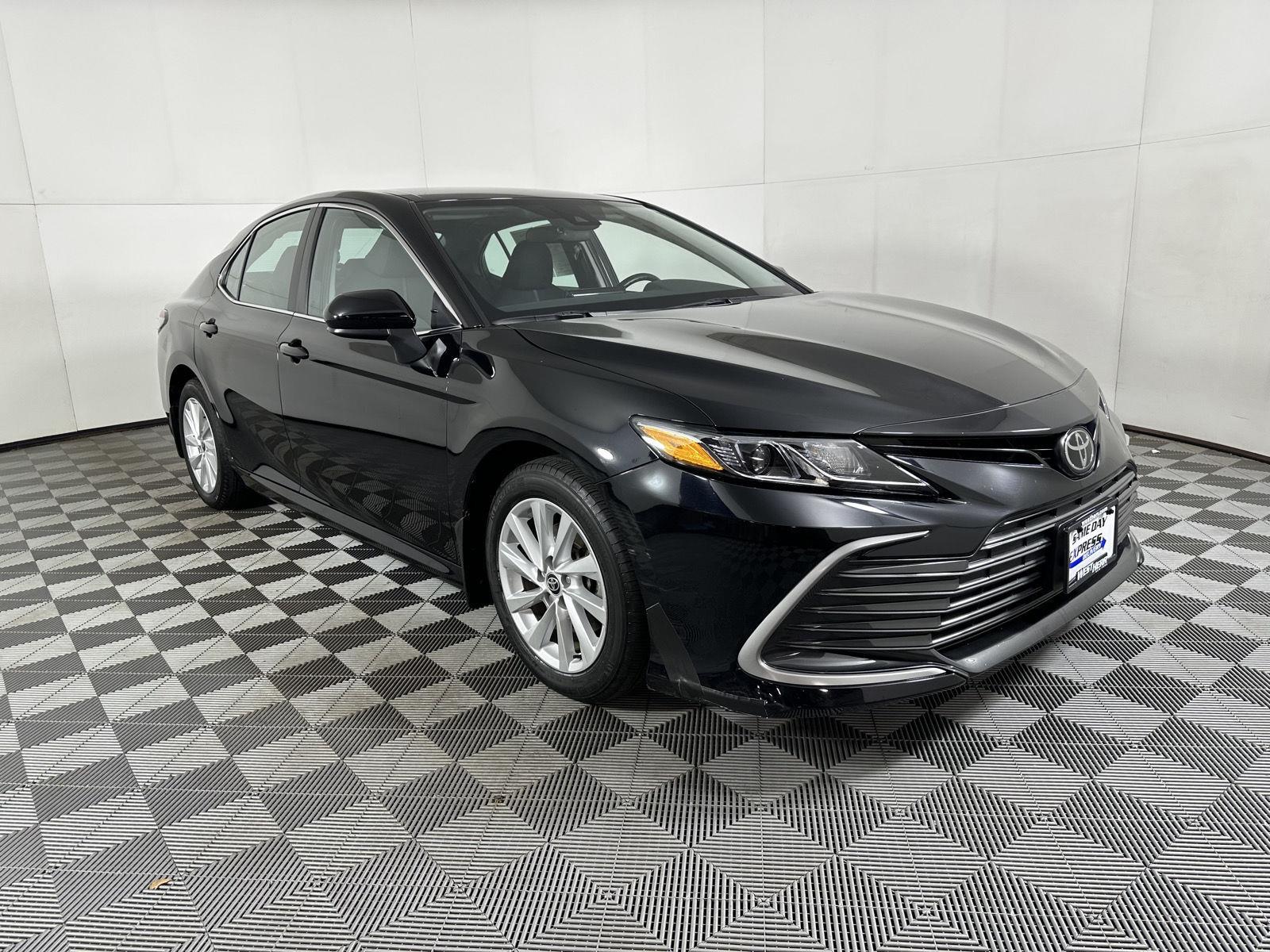 Certified Used 2023 Midnight Black Metallic Toyota LE image 11