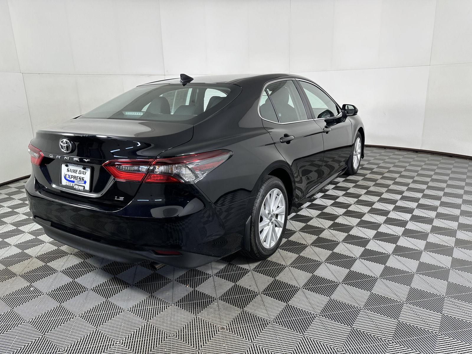 Certified Used 2023 Midnight Black Metallic Toyota LE image 13
