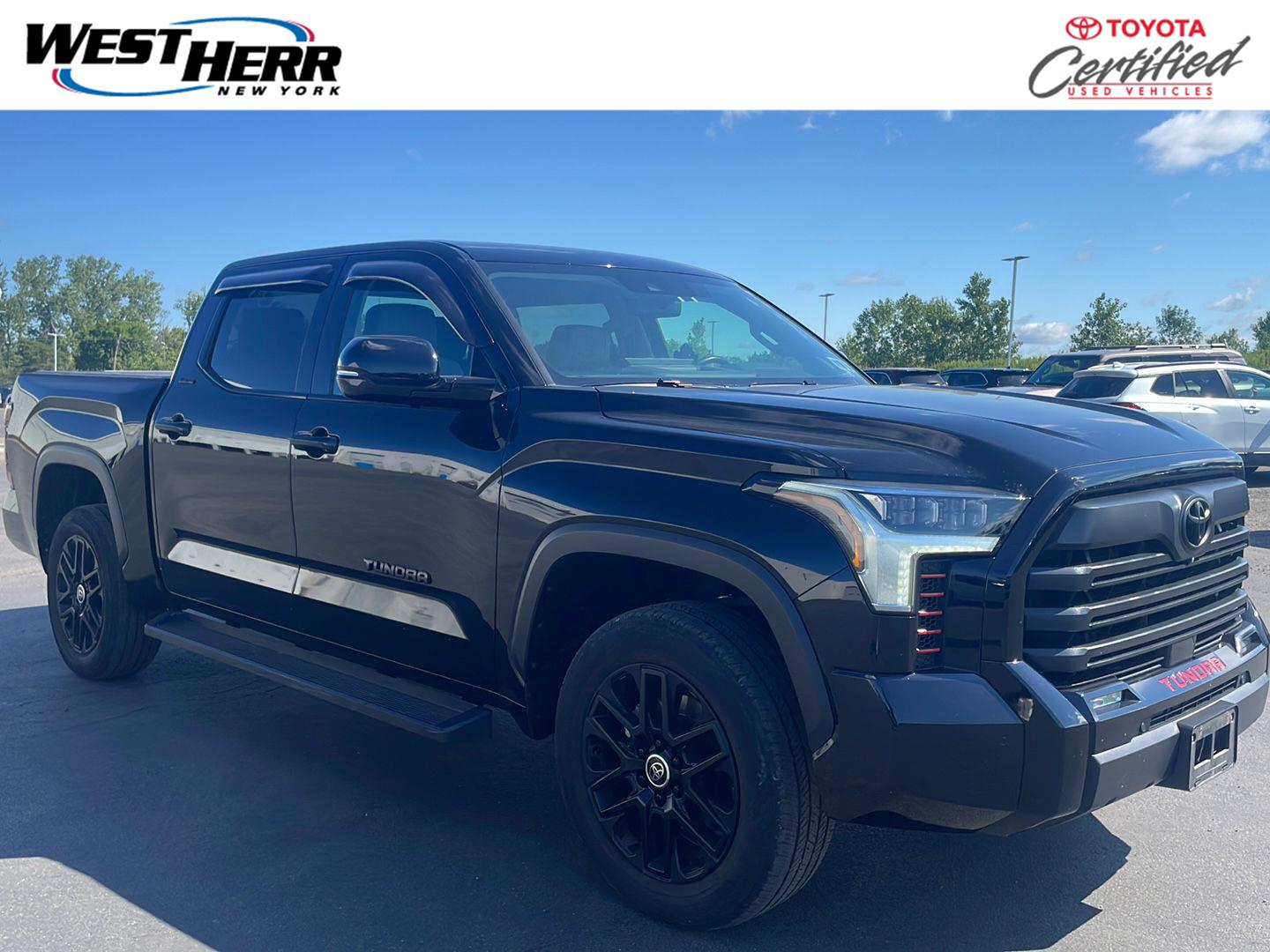 Midnight Black Metallic 2024 Toyota Tundra Pickup Truck Four-Wheel Drive Automatic