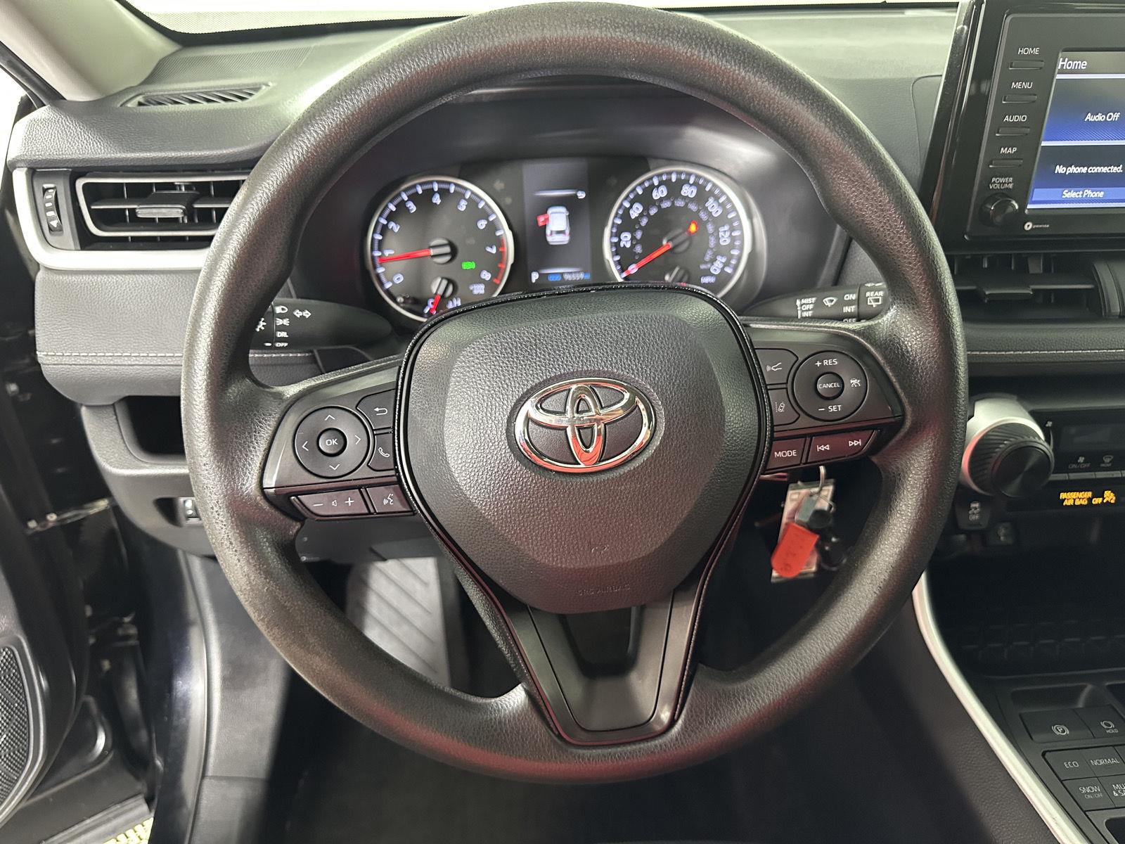 Used 2021 Midnight Black Metallic Toyota LE image 21