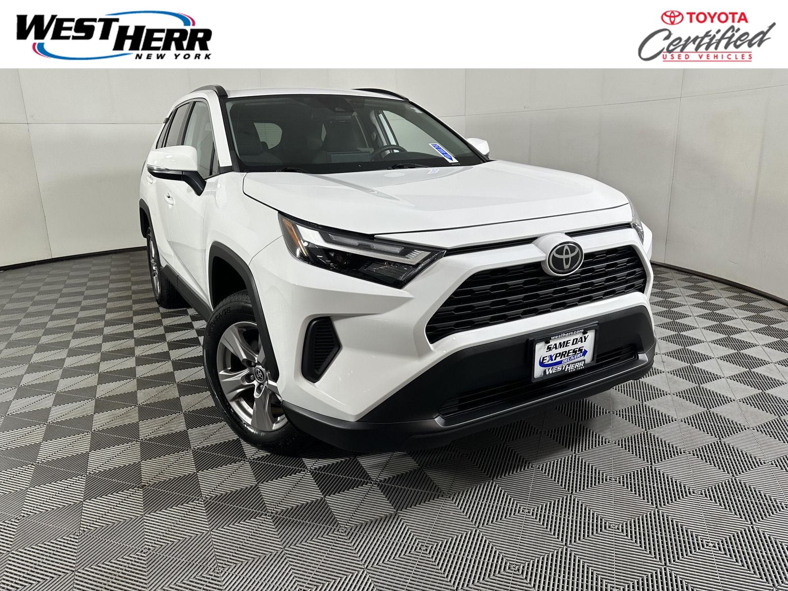 White 2022 Toyota RAV4 SUV / Crossover All-Wheel Drive 