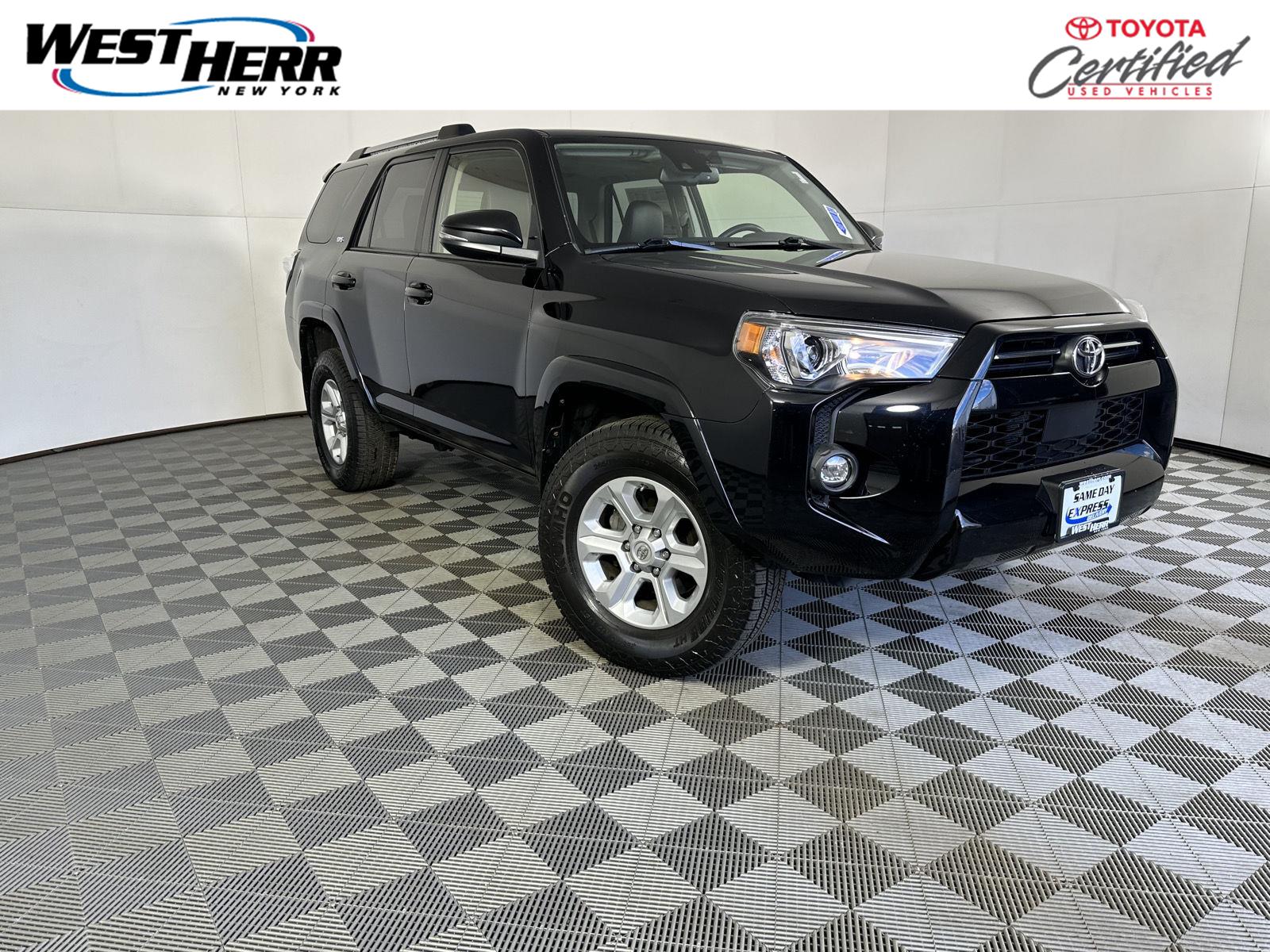 Midnight Black Metallic 2021 Toyota 4Runner SUV / Crossover Four-Wheel Drive 5-Speed Automatic