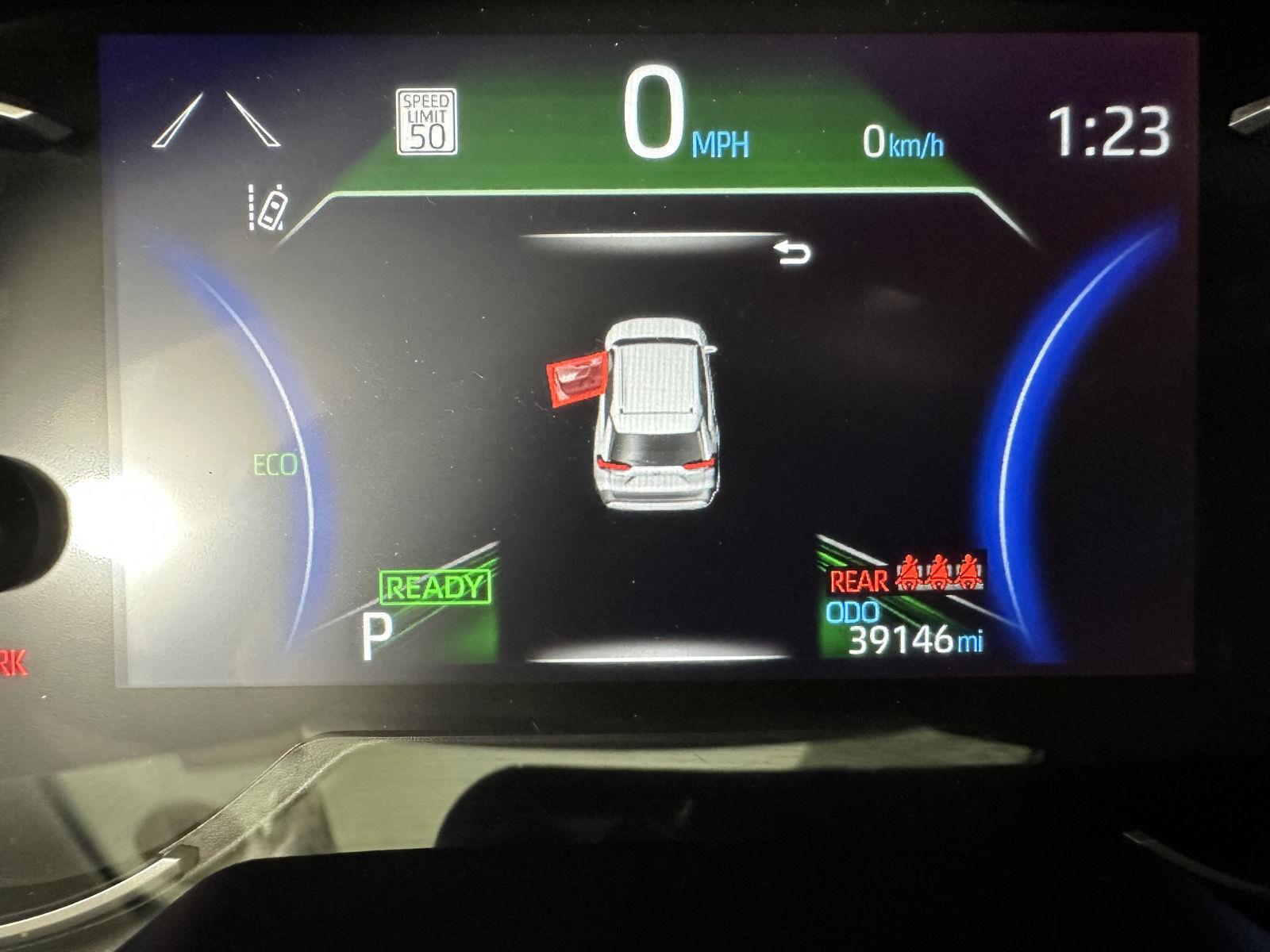 Certified Used 2023 Silver Sky Metallic Toyota Hybrid LE image 16