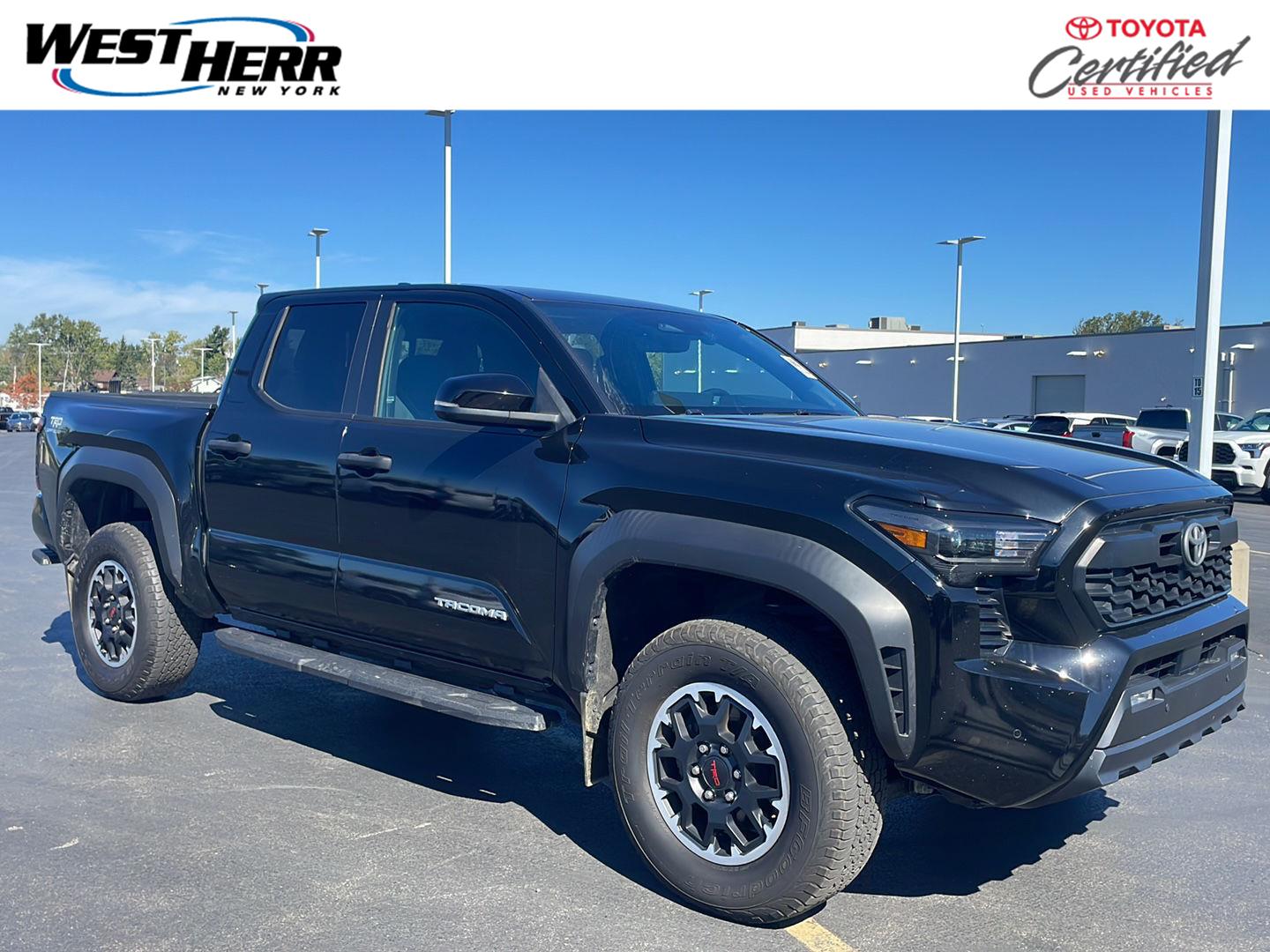 Black 2024 Toyota Tacoma Pickup Truck Four-Wheel Drive Automatic
