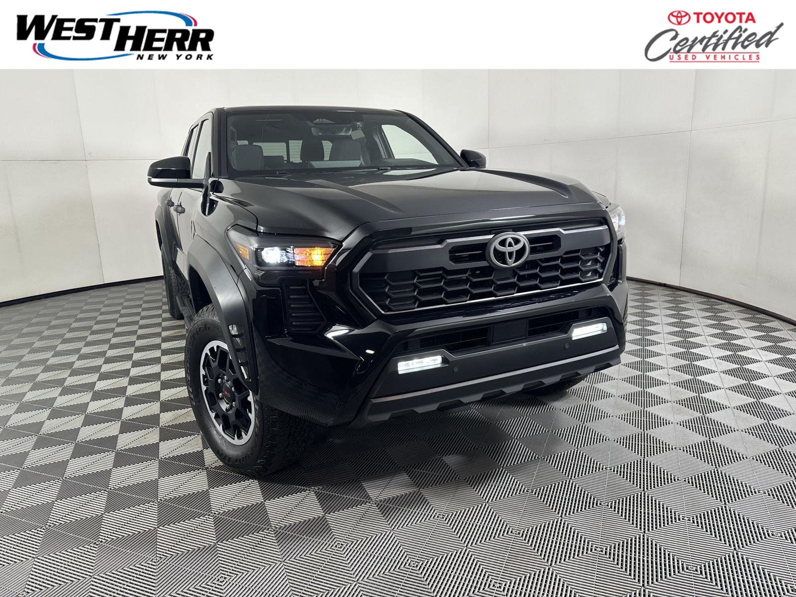 Black 2024 Toyota Tacoma Pickup Truck Four-Wheel Drive Automatic