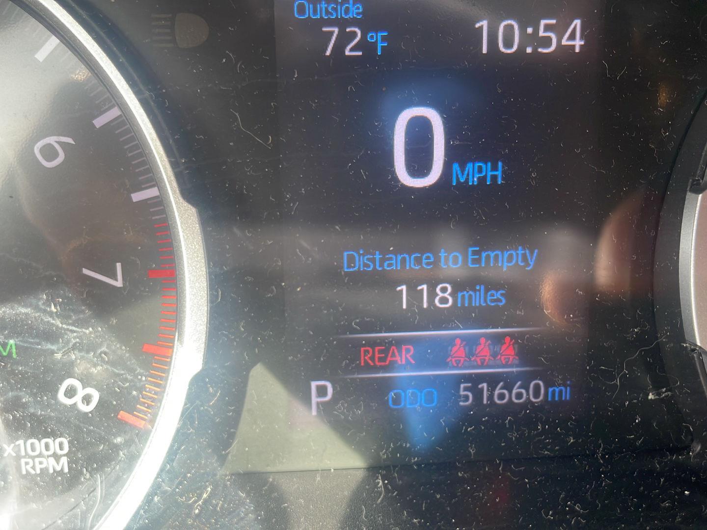 Used 2019 Blue Flame Toyota LE image 2