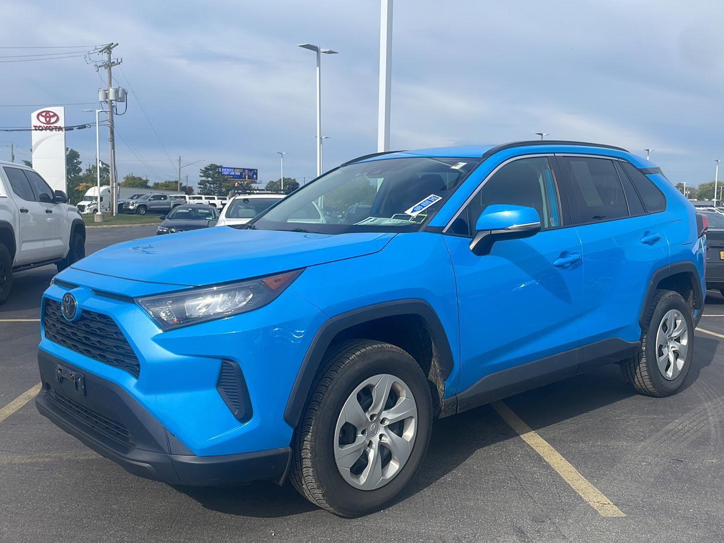 Used 2019 Blue Flame Toyota LE image 7