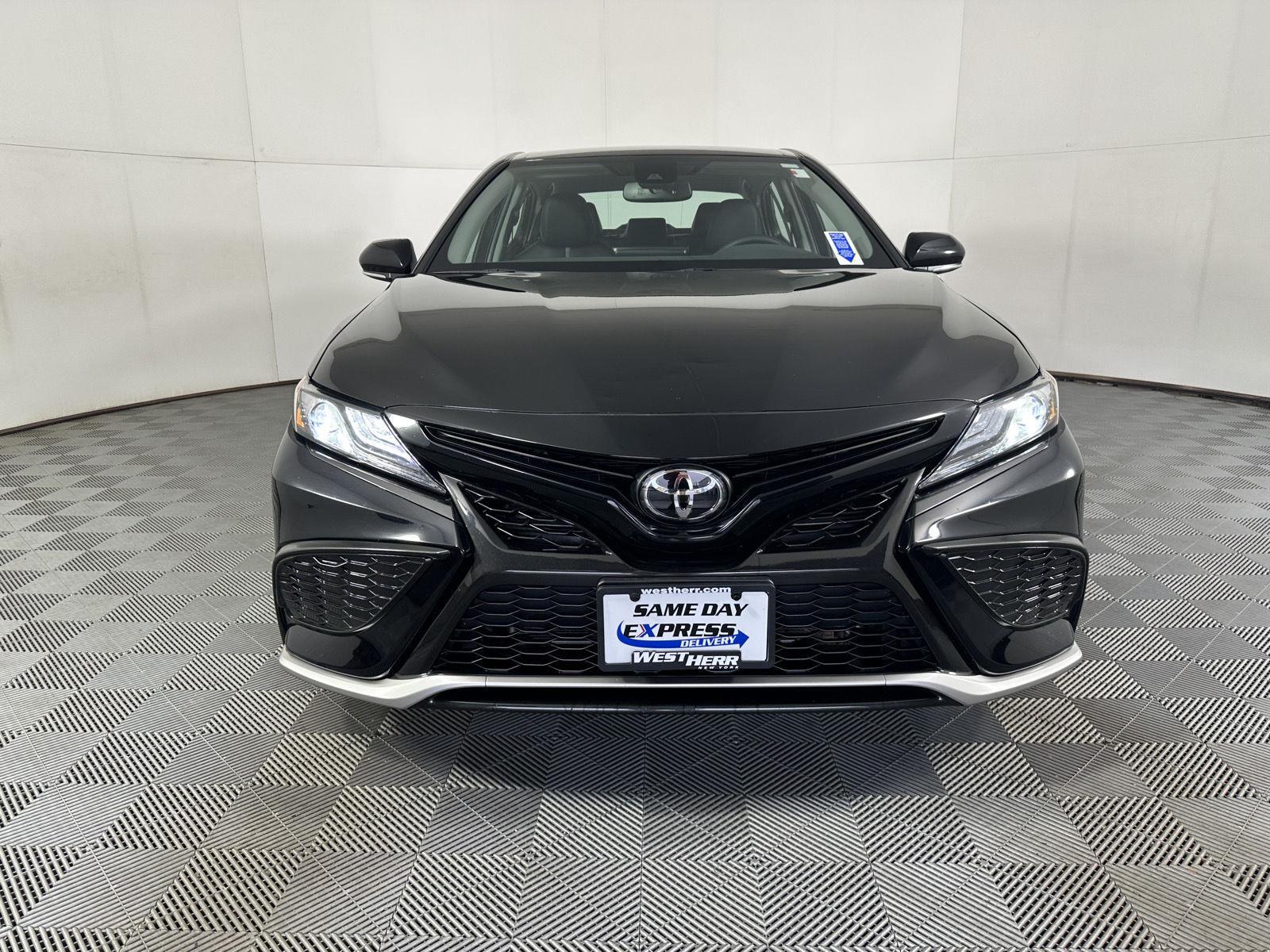 Certified Used 2024 Midnight Black Metallic Toyota XSE image 2