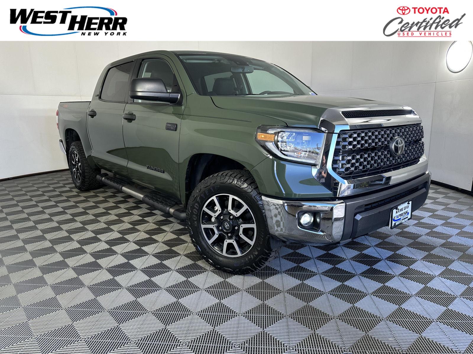 Army Green 2021 Toyota Tundra Pickup Truck Four-Wheel Drive Automatic