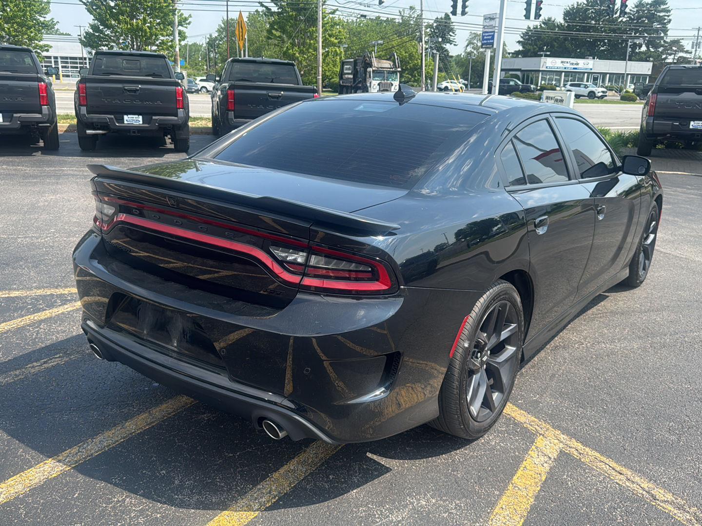 Used 2022 Pitch Black Clearcoat Dodge GT image 6