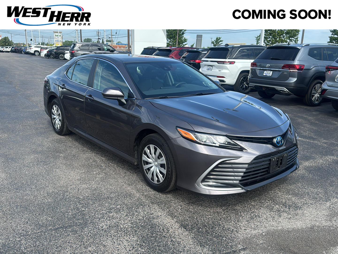 Predawn Gray Mica 2024 Toyota Camry Hybrid LE FWD Sedan Front-Wheel Drive Continuously Variable Transmission