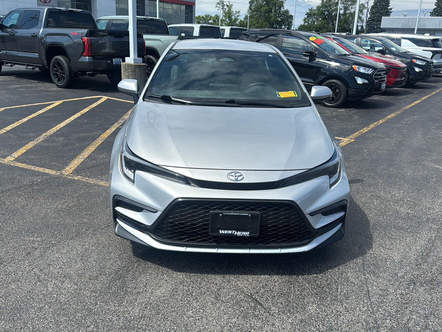 Certified Used 2024 Classic Silver Metallic Toyota SE image 2