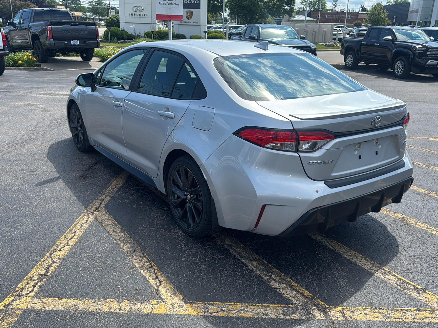 Certified Used 2024 Classic Silver Metallic Toyota SE image 4