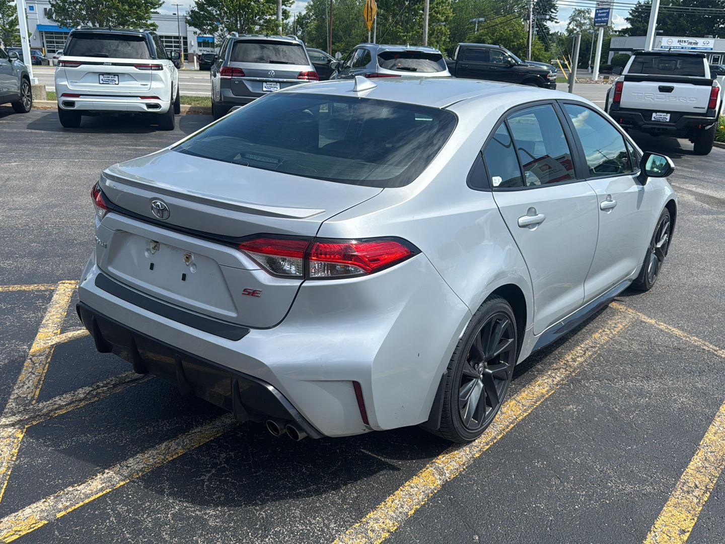 Certified Used 2024 Classic Silver Metallic Toyota SE image 6