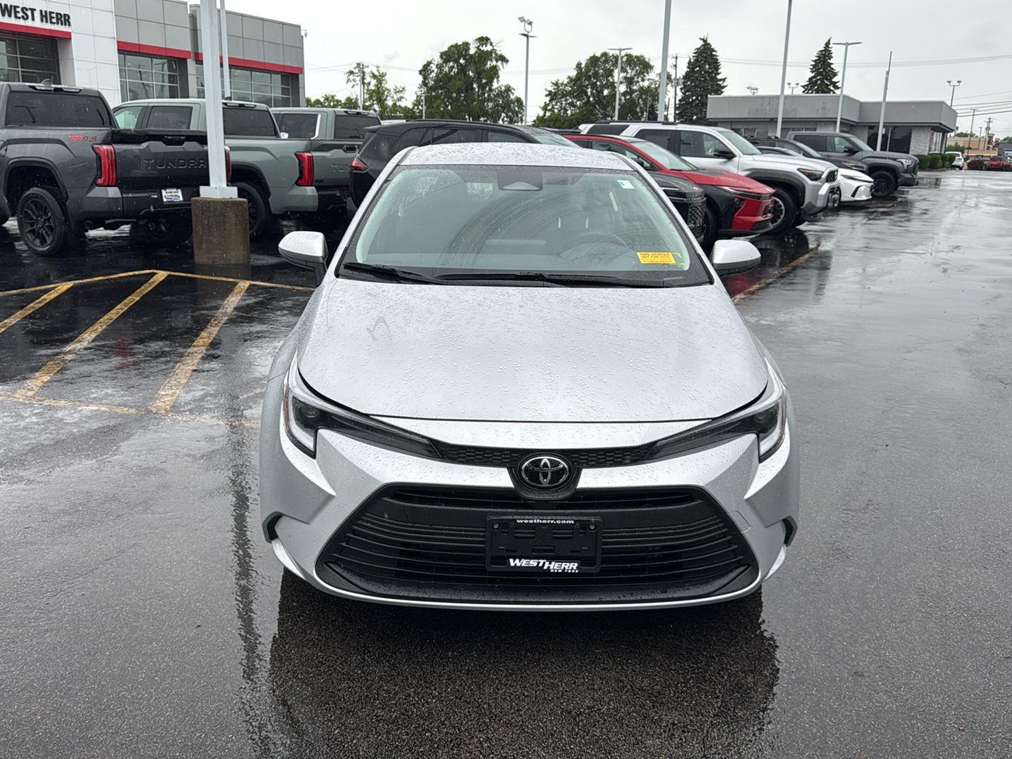 Certified Used 2026 Classic Silver Metallic Toyota Hybrid LE image 2