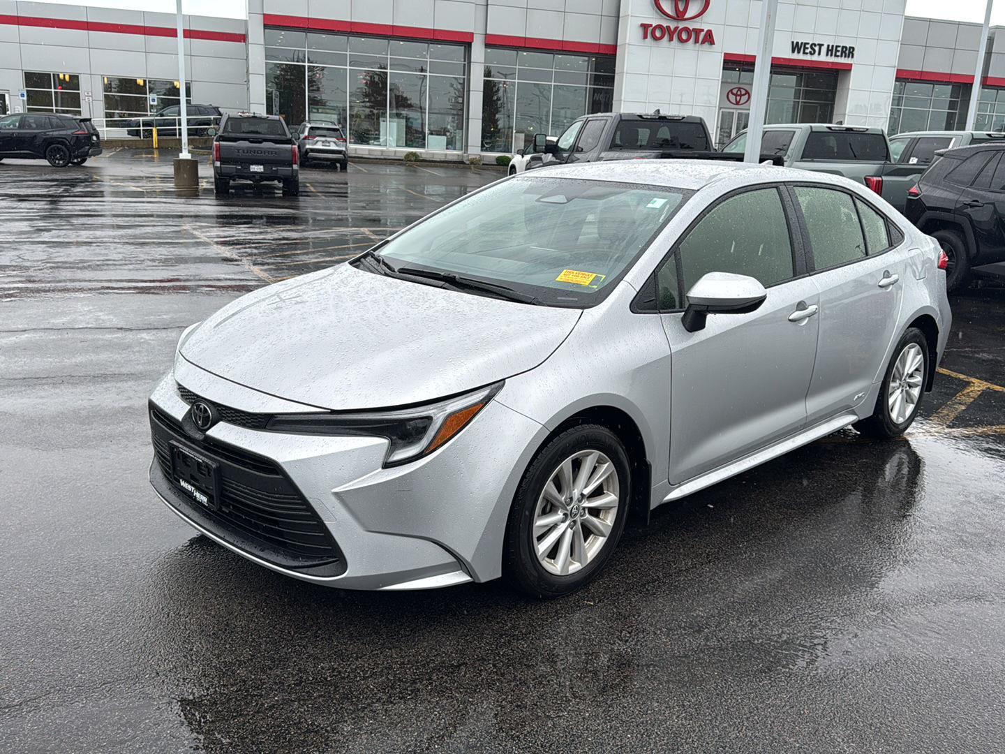 Certified Used 2026 Classic Silver Metallic Toyota Hybrid LE image 3