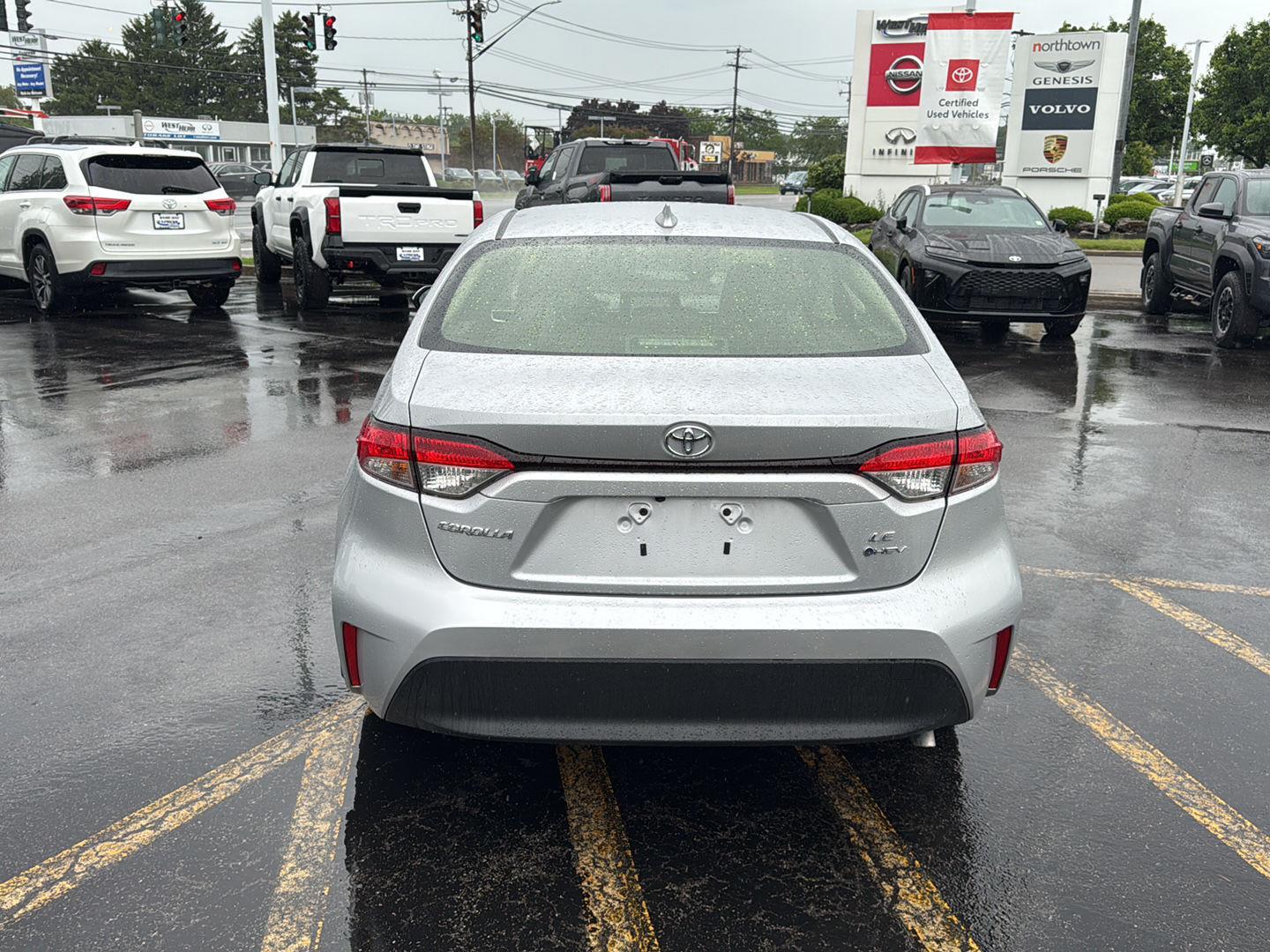 Certified Used 2026 Classic Silver Metallic Toyota Hybrid LE image 5