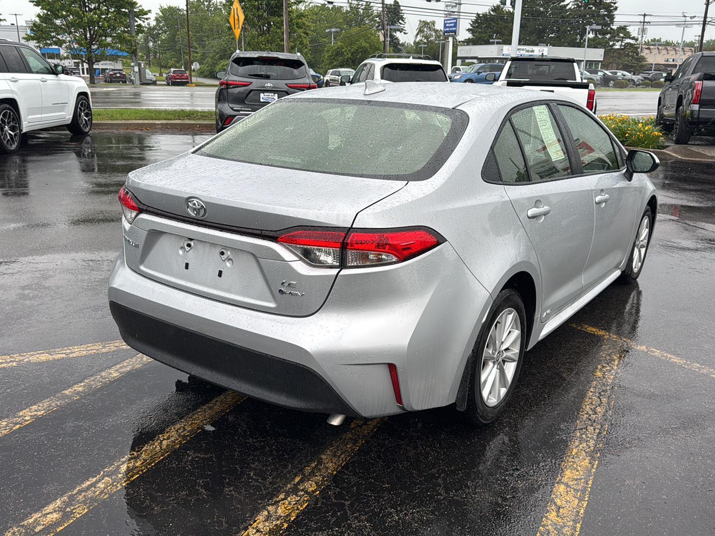 Certified Used 2026 Classic Silver Metallic Toyota Hybrid LE image 6