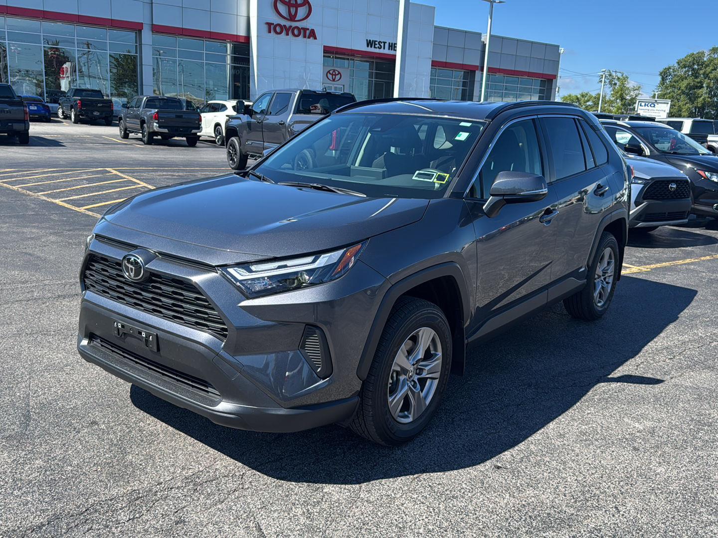 Certified Used 2025 Magnetic Gray Metallic Toyota Hybrid LE image 3